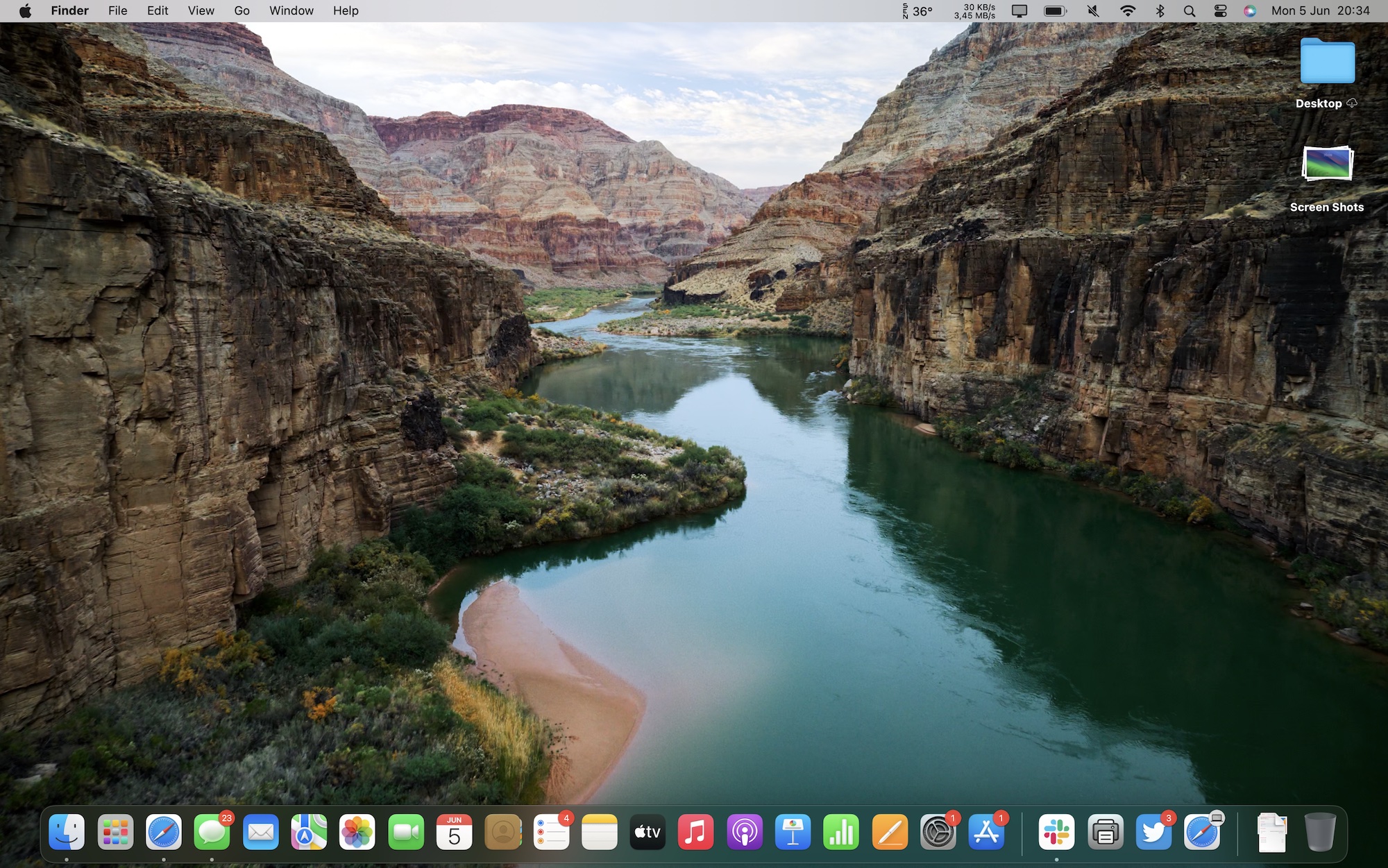 MacOS Sonoma Desktop 