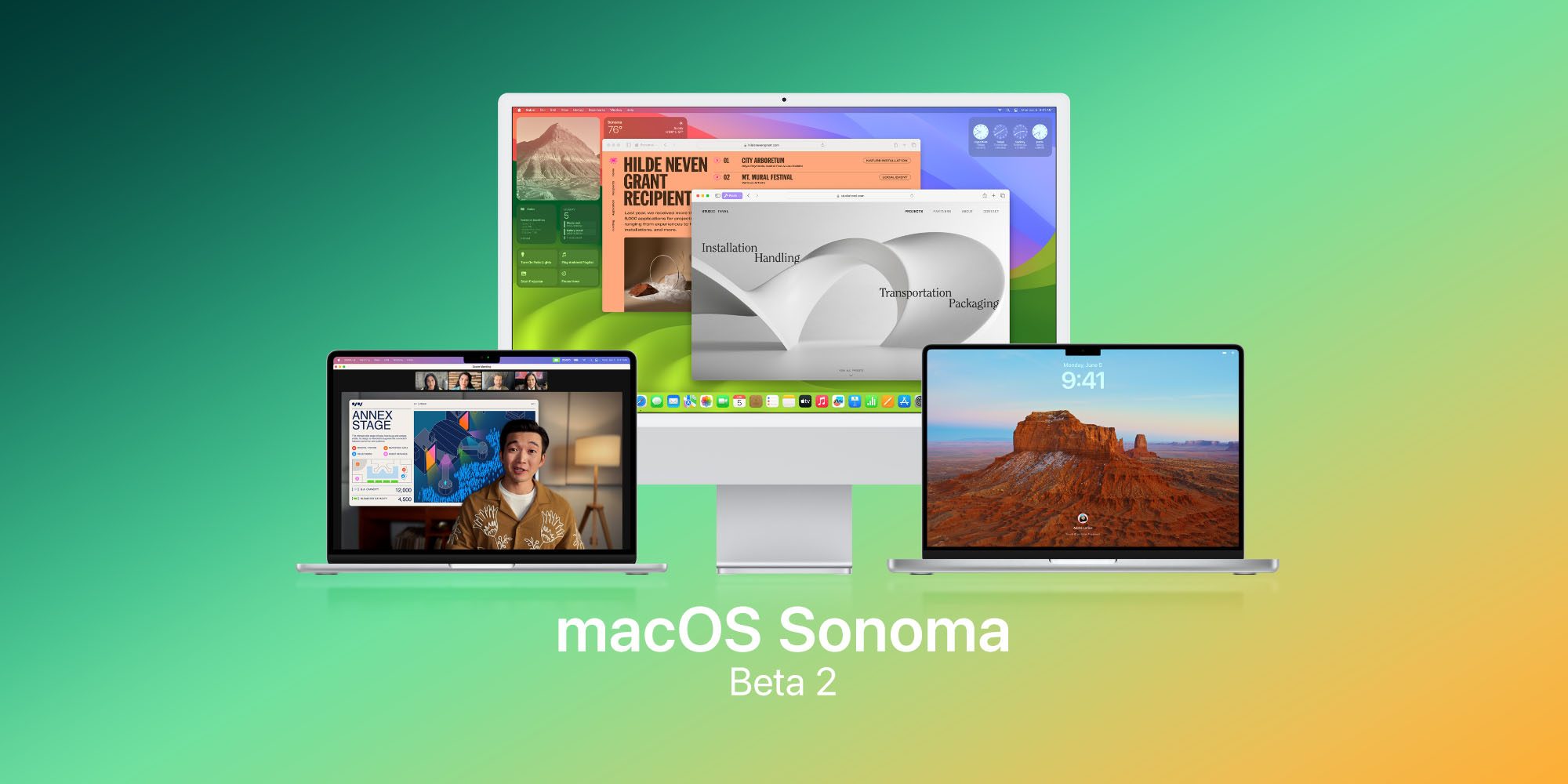 Путешествие в Sonoma продолжается с бета-версией macOS 14 beta 2 для разработчиков