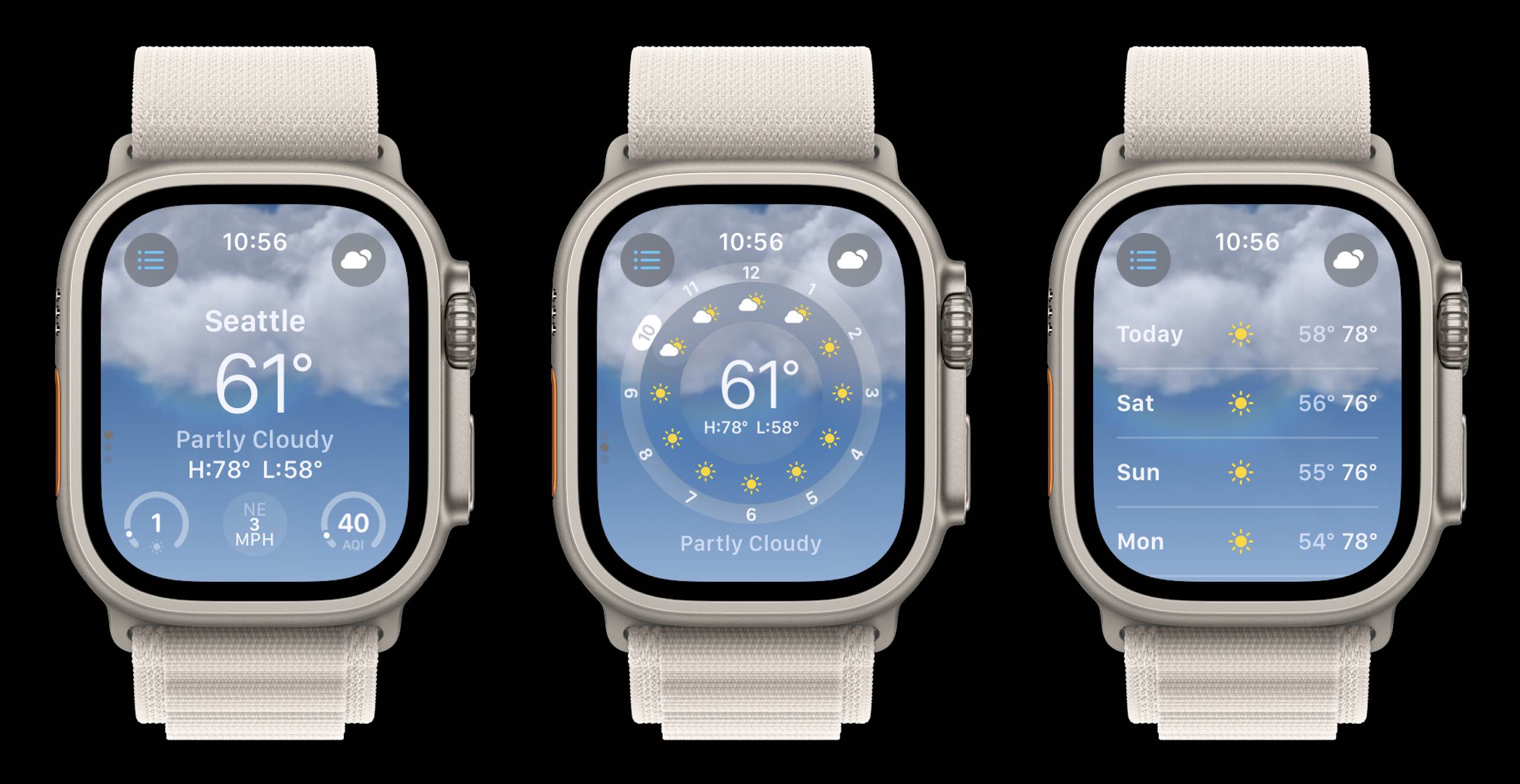 aplikasi Apple Watch Weather baru 1