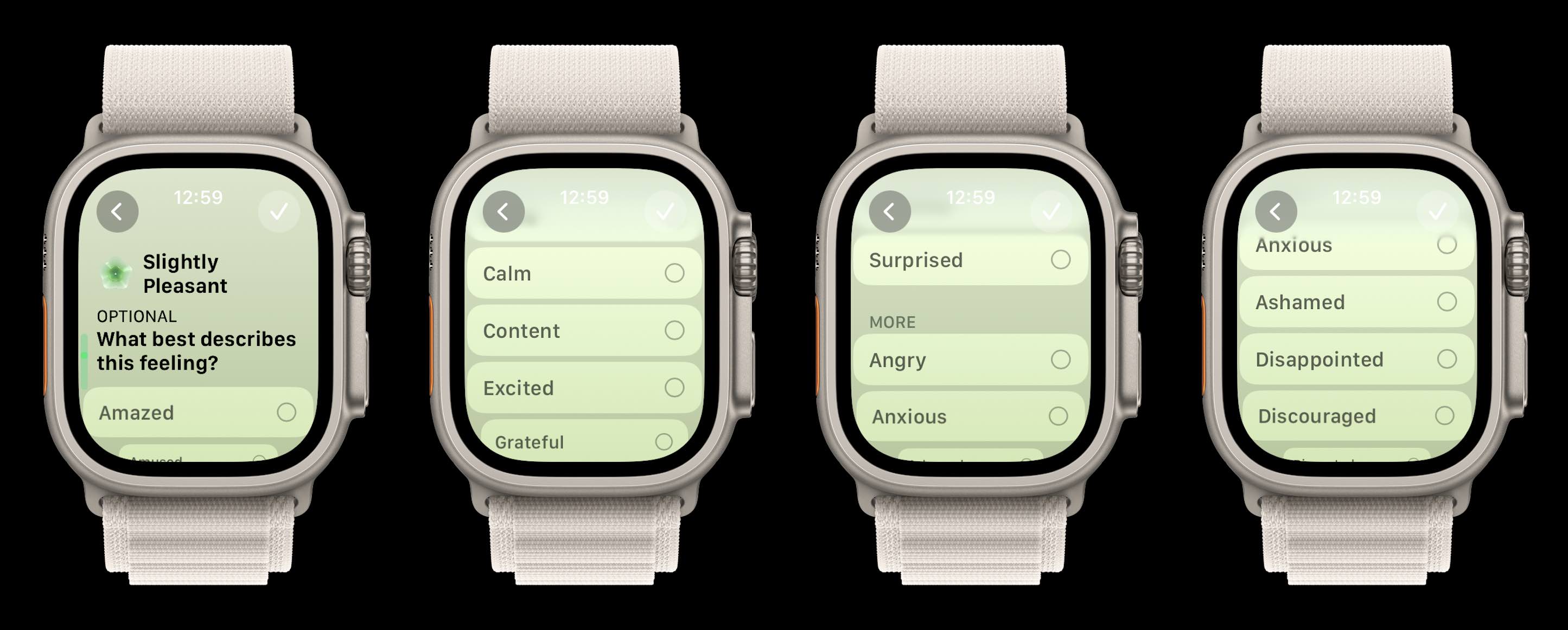 Apple Watch 3 で気分を追跡します。