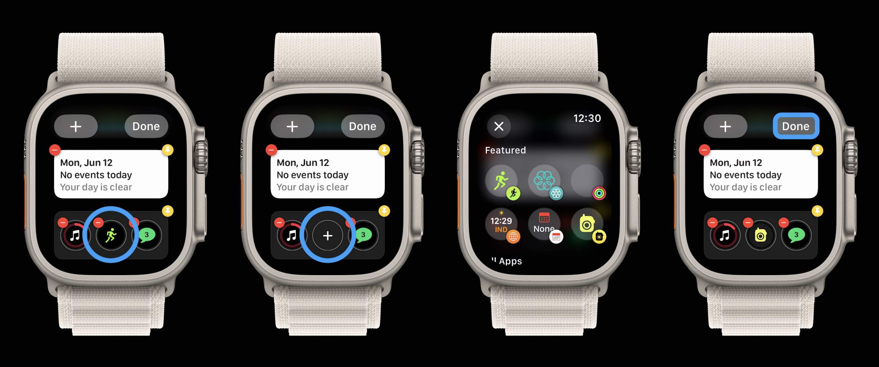 از ویجت های ساعت اپل watchOS 10 2 استفاده کنید