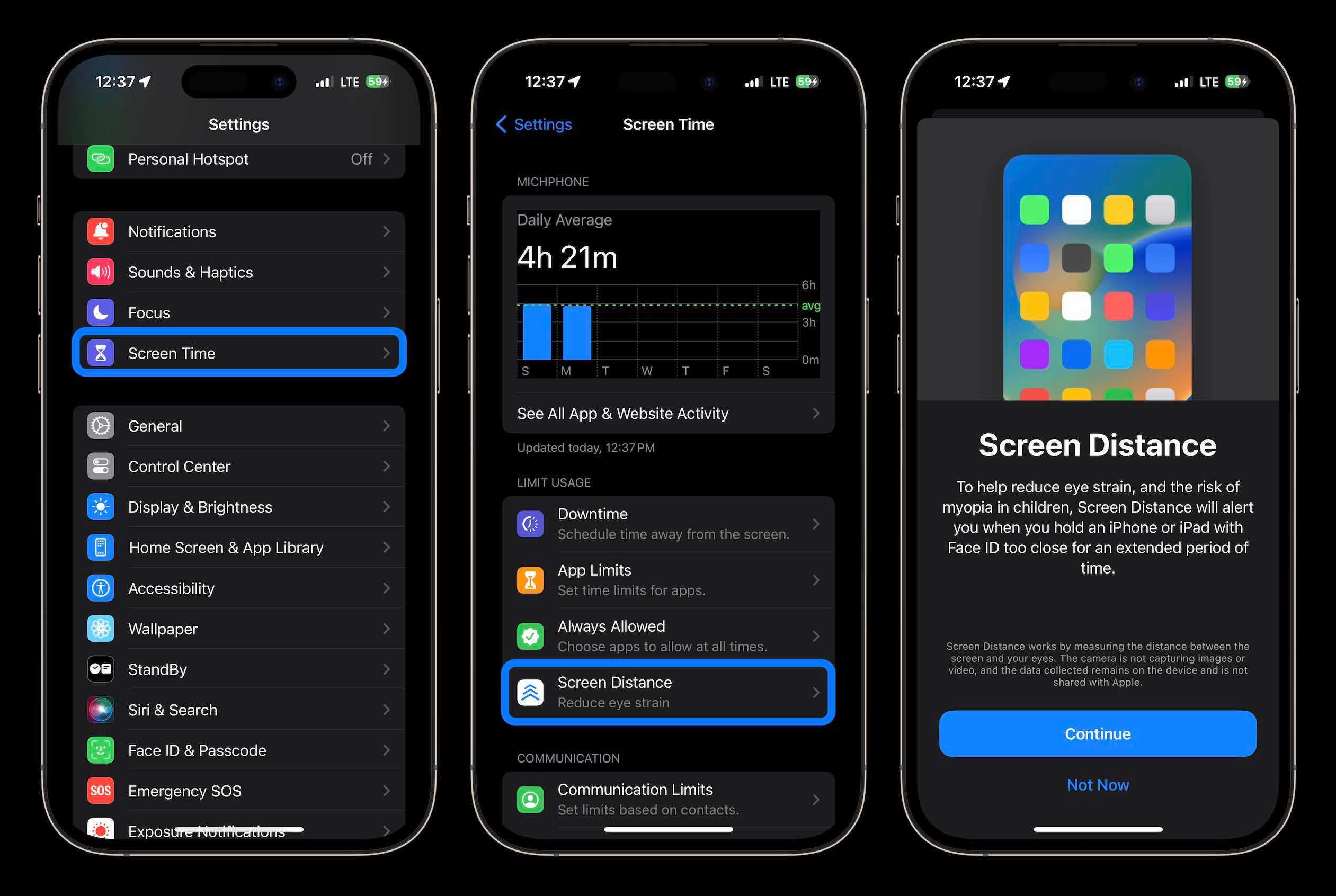 Running Distance Screen Use iPhone Screen Distance to protect your eyes - 9to5Mac