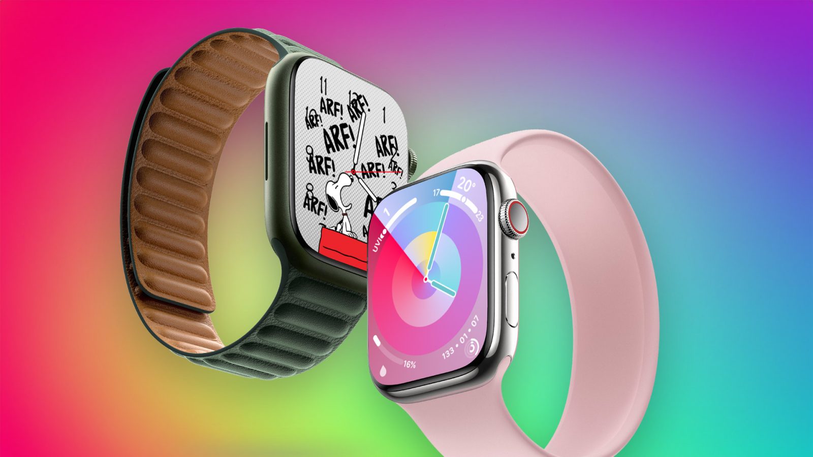 photo of watchOS 10: Here’s how the new Snoopy and Palette Apple Watch faces work image