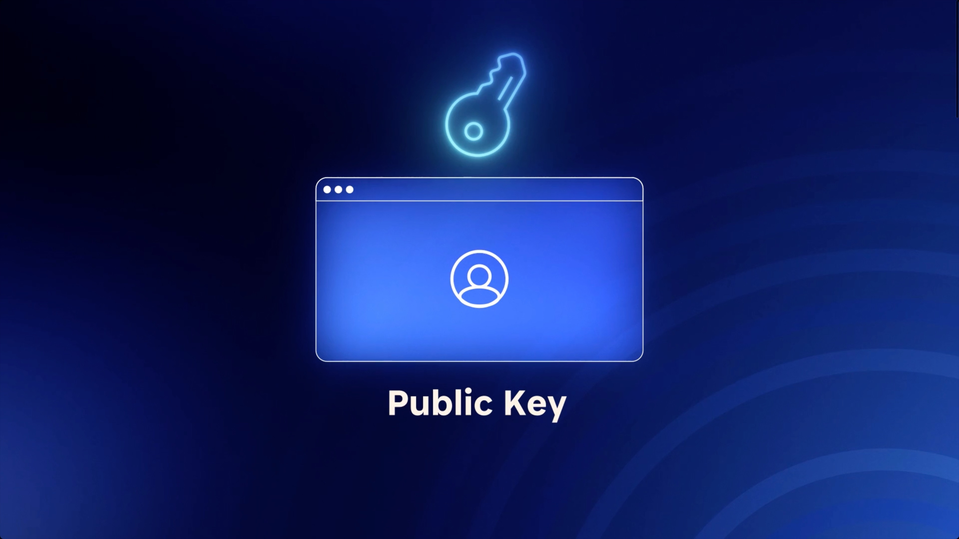 Passkey public key illustration 