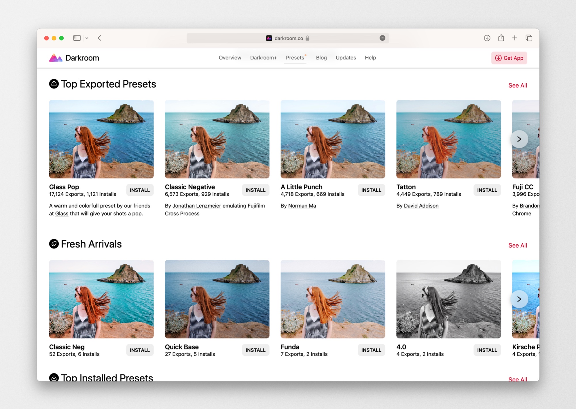 Darkroom launches Preset Discovery tool for sharing and installing