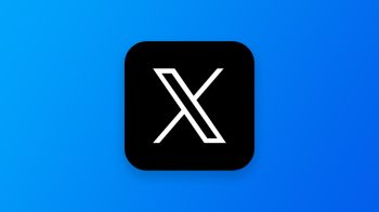 X Twitter logo app icon