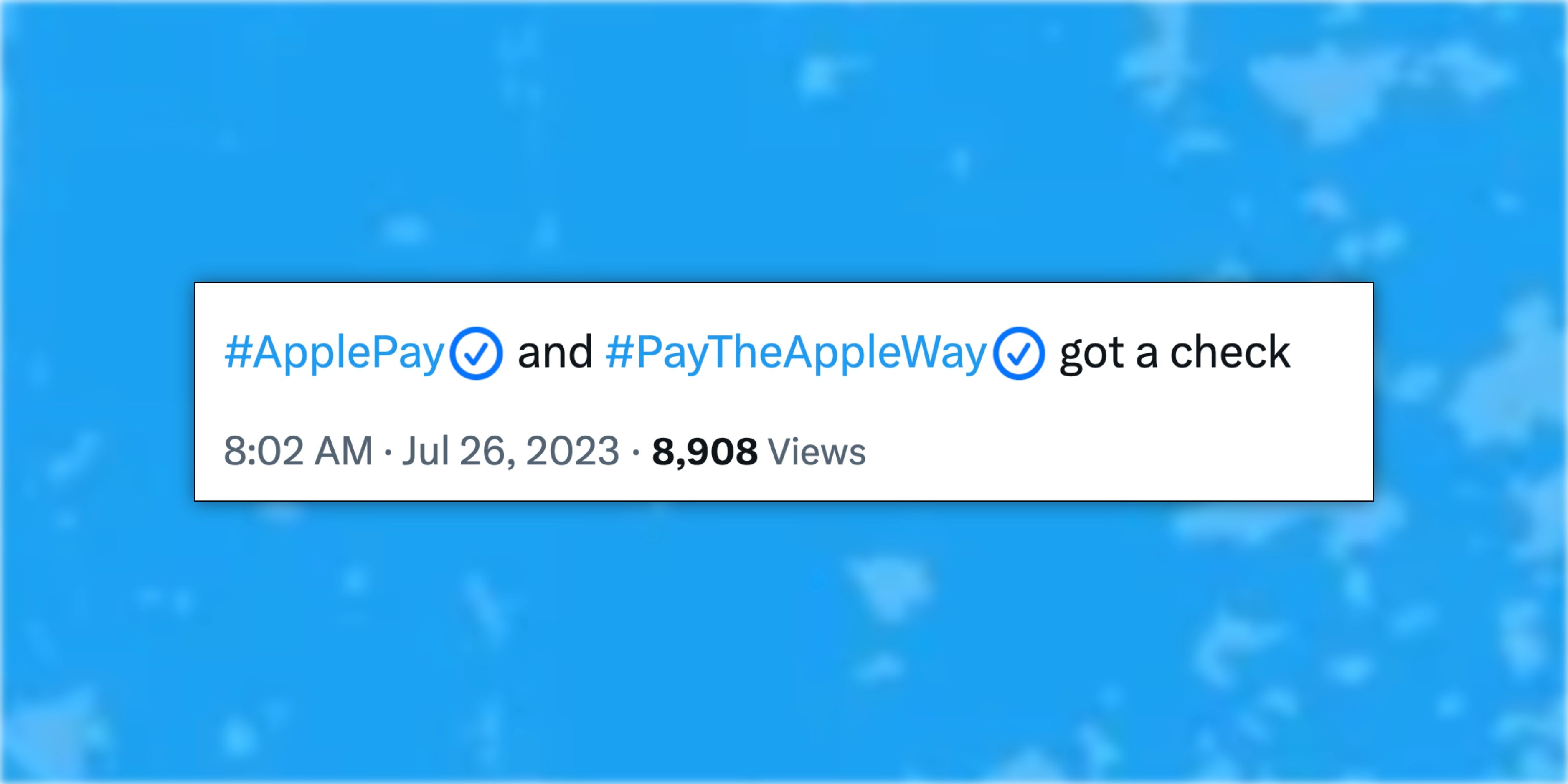 Apple таинственно запускает новую маркетинговую кампанию в Twitter для Apple Pay