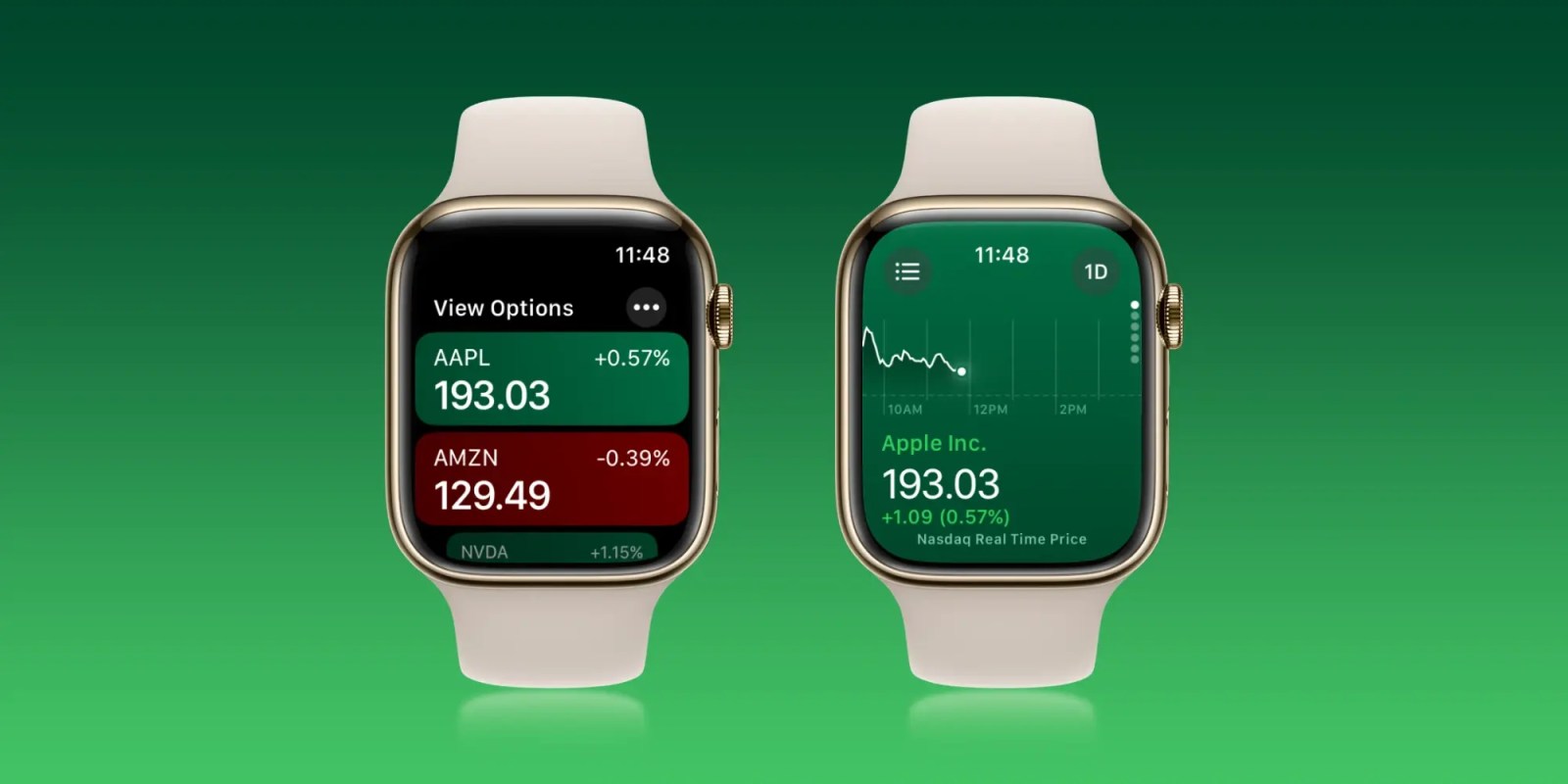 Apple Watch Stocks app watchOS 1