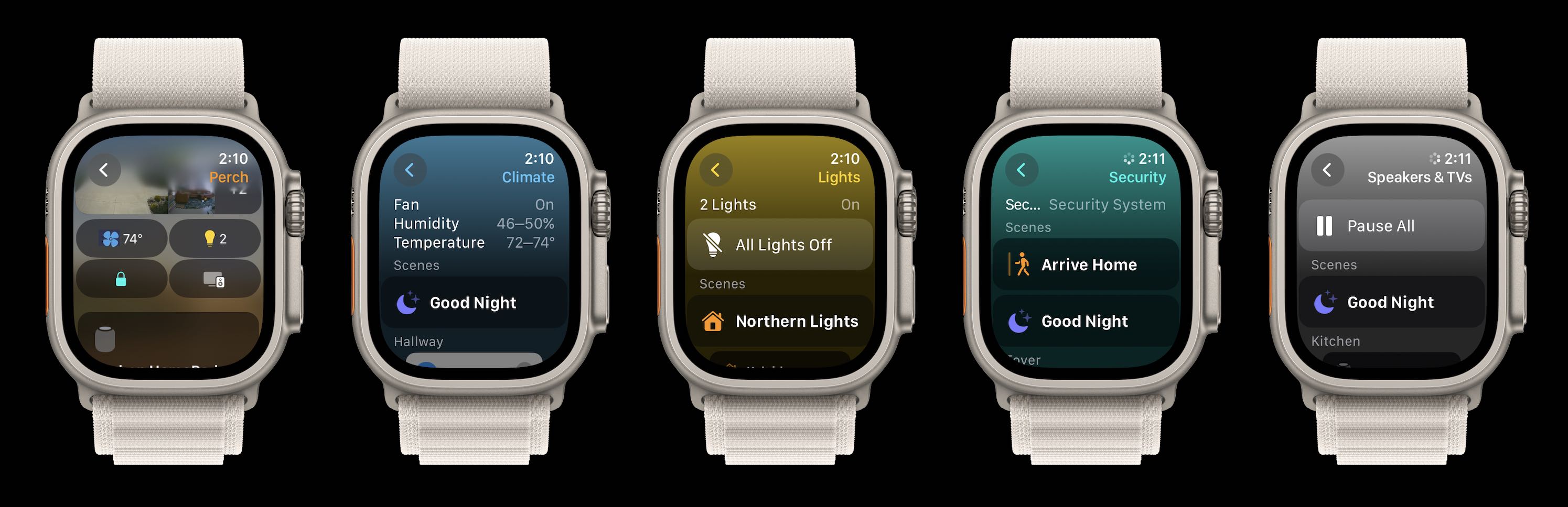 new Apple Watch Home app 2