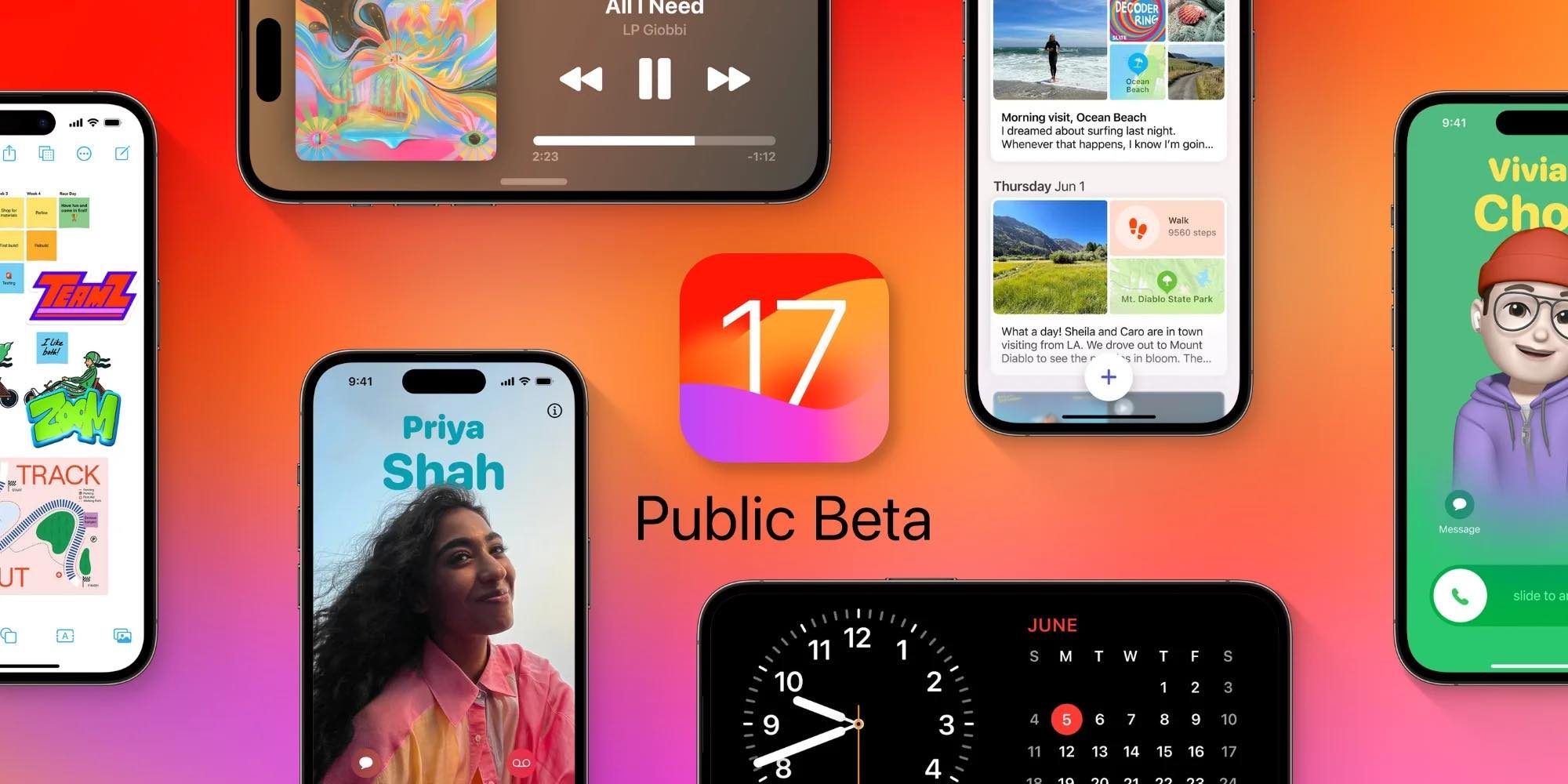 Apple выпускает третью публичную бету iOS 17, macOS Sonoma, tvOS 17 и watchOS 10