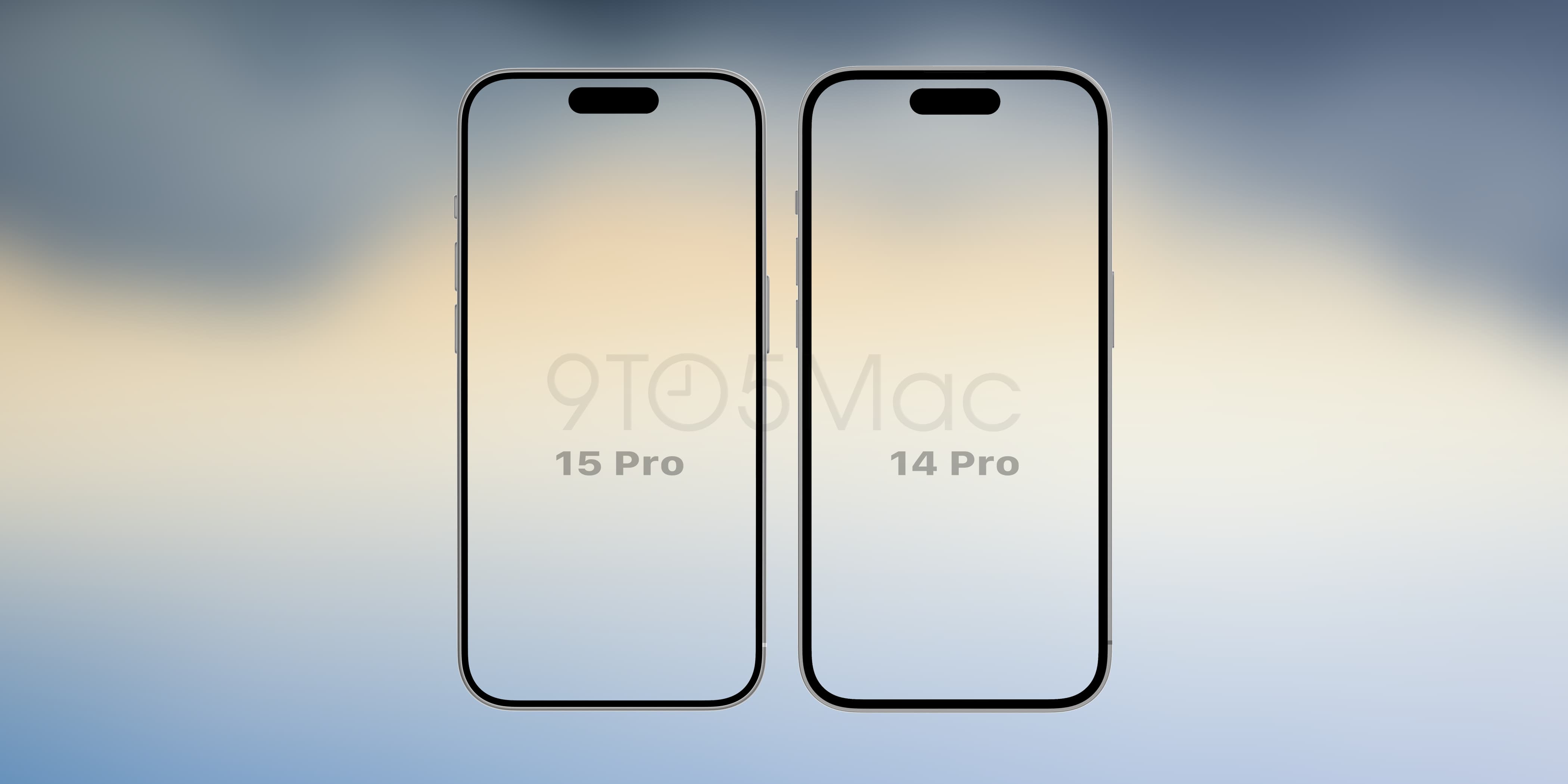 ベゼル幅の推移が良く分かる!! ｰ ｢iPhone 15 Pro｣のベゼル幅を歴代iPhoneと比較した画像