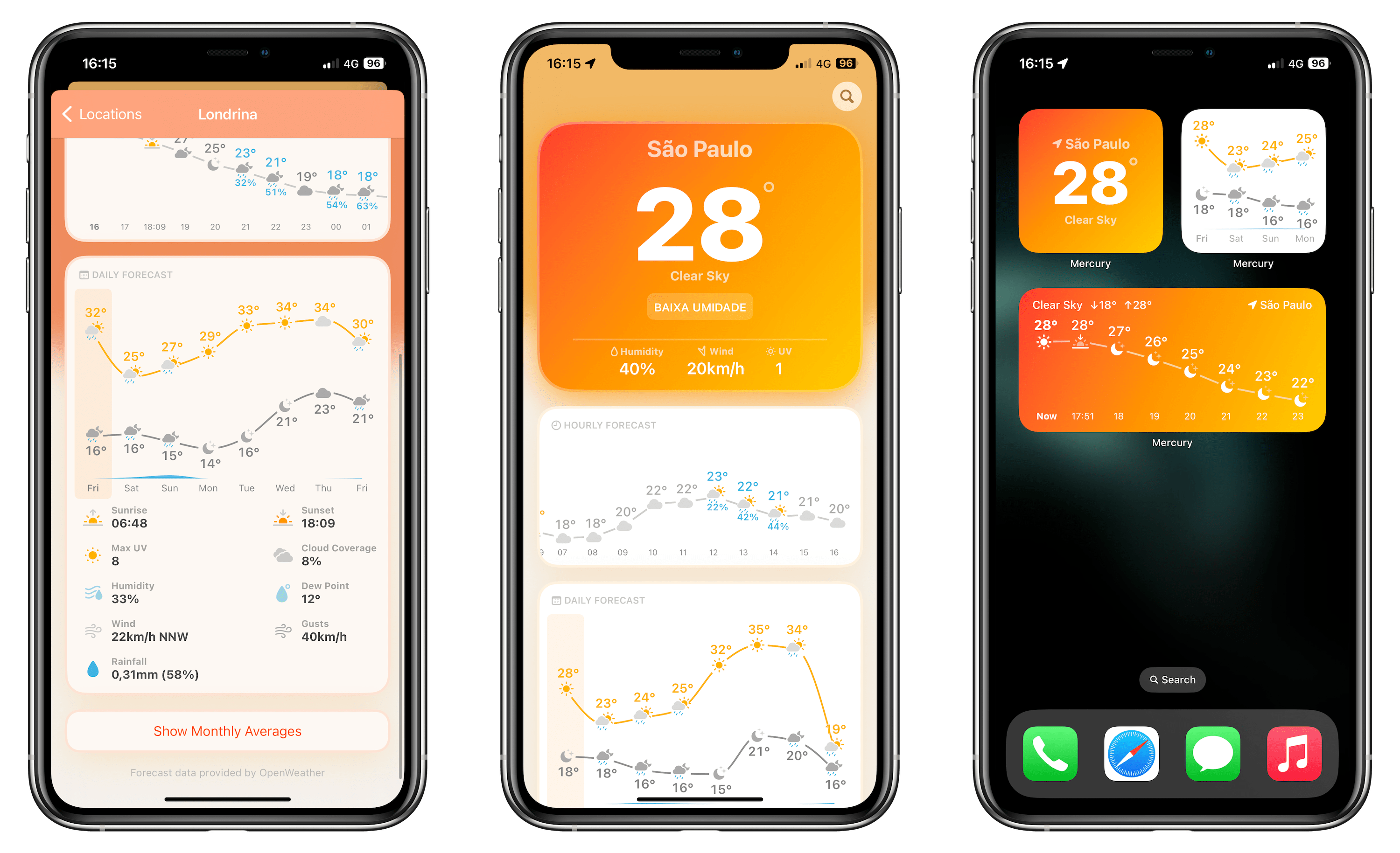 Mercury is a simple but elegant new weather app for Apple devices