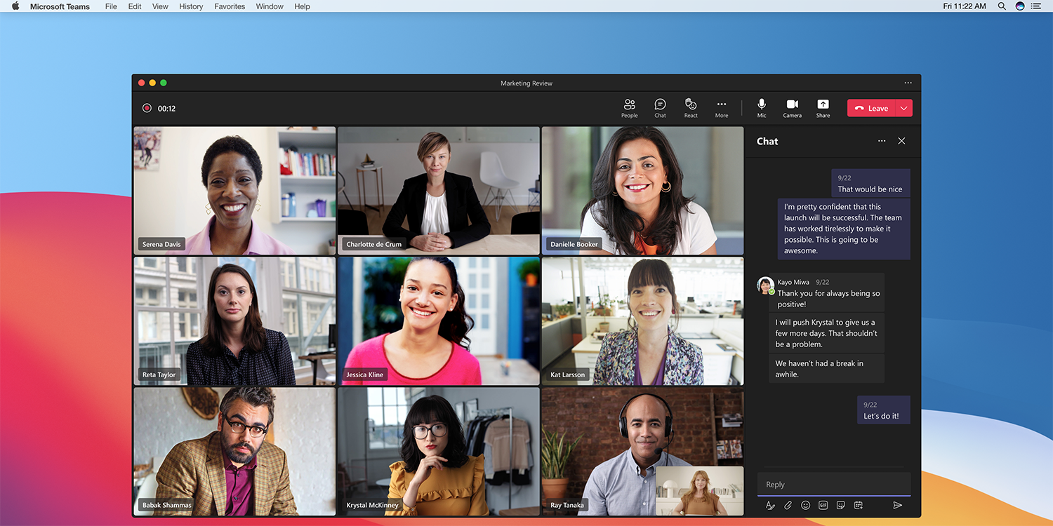 Spatial Audio for video calls | Microsoft Teams screen on a Mac