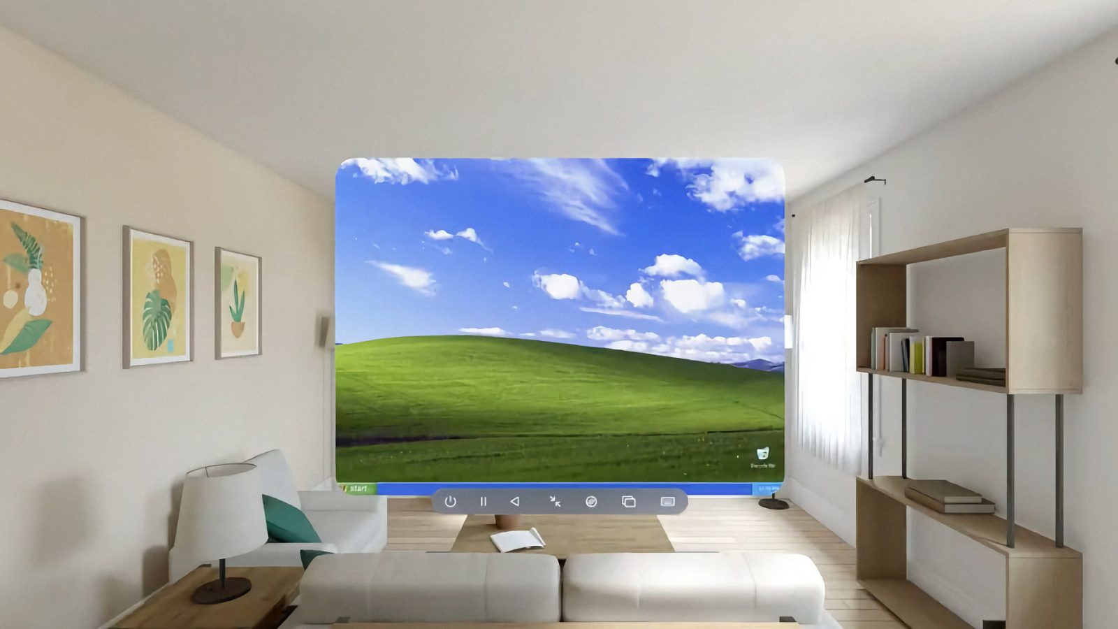 You'll be able to run Windows XP on your Apple Vision Pro from day one
