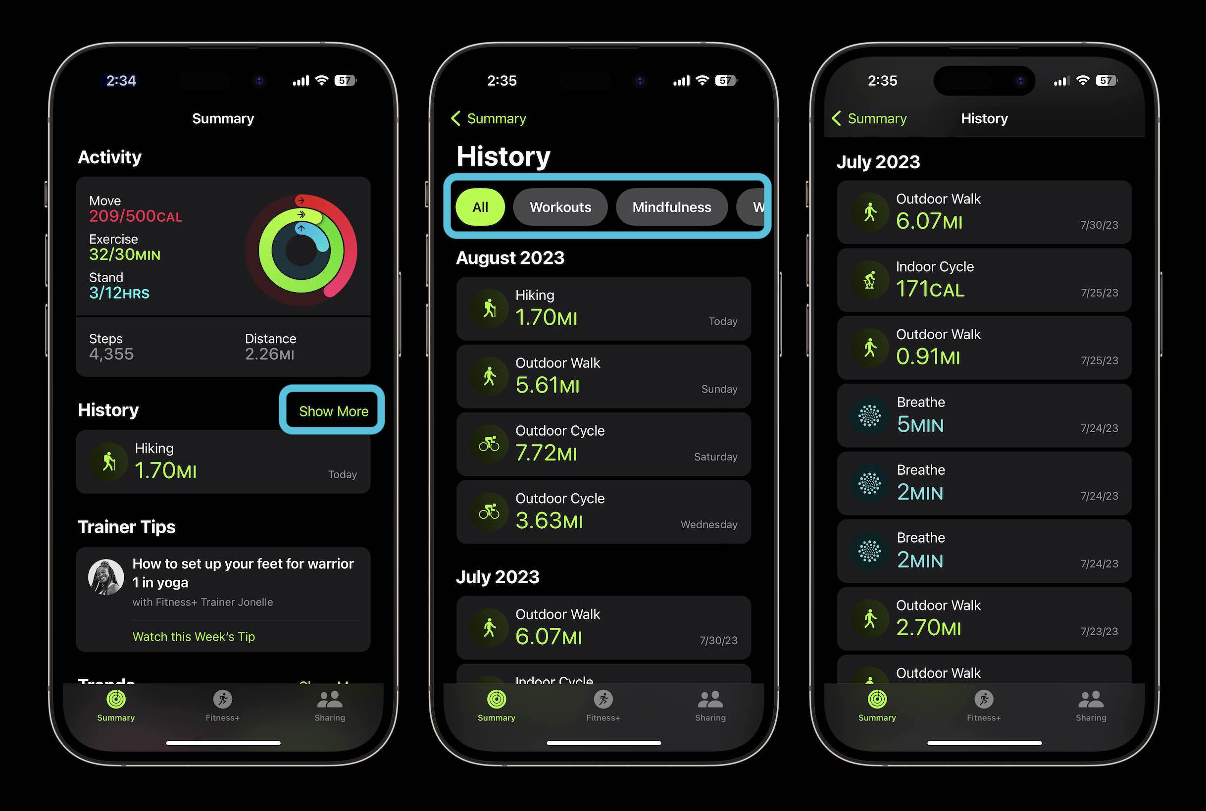 Apple watch discount 3 fitness apps