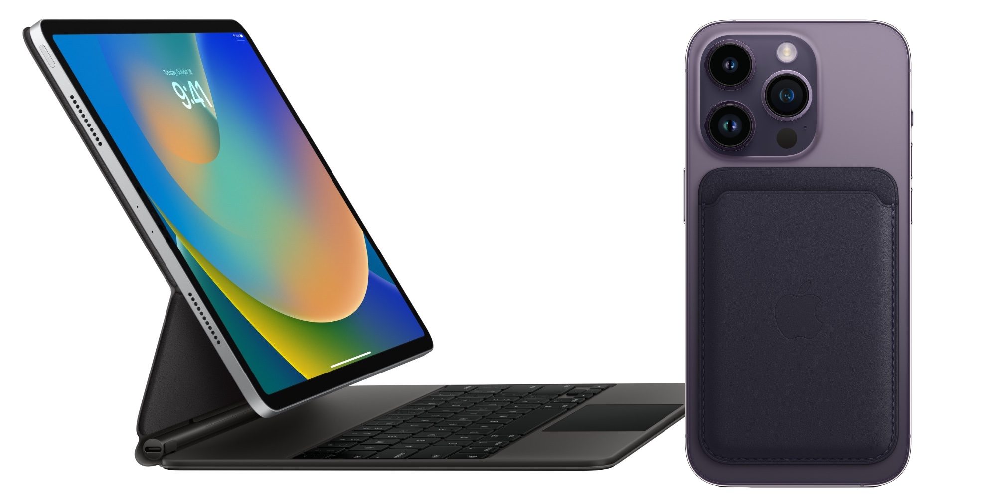 Скидки: Apple Magic Keyboard для 12,9-дюймового M2 iPad Pro со скидкой $60, оригинальный кожаный кошелек MagSafe за $27 и другое