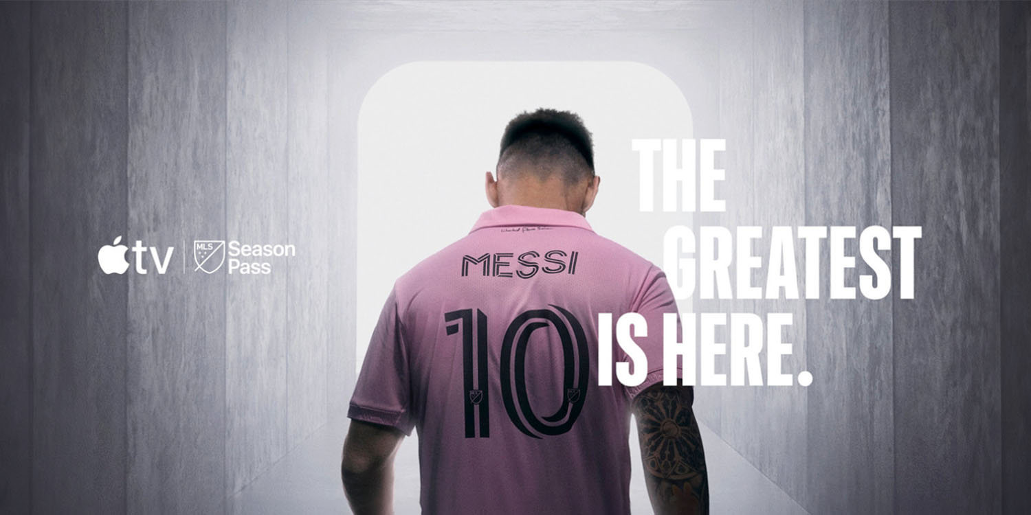 MLS Season Pass Messi effect | Apple promo image