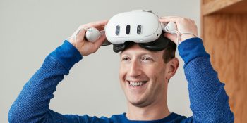 Mark Zuckerberg Meta Quest Apple Vision Pro headset