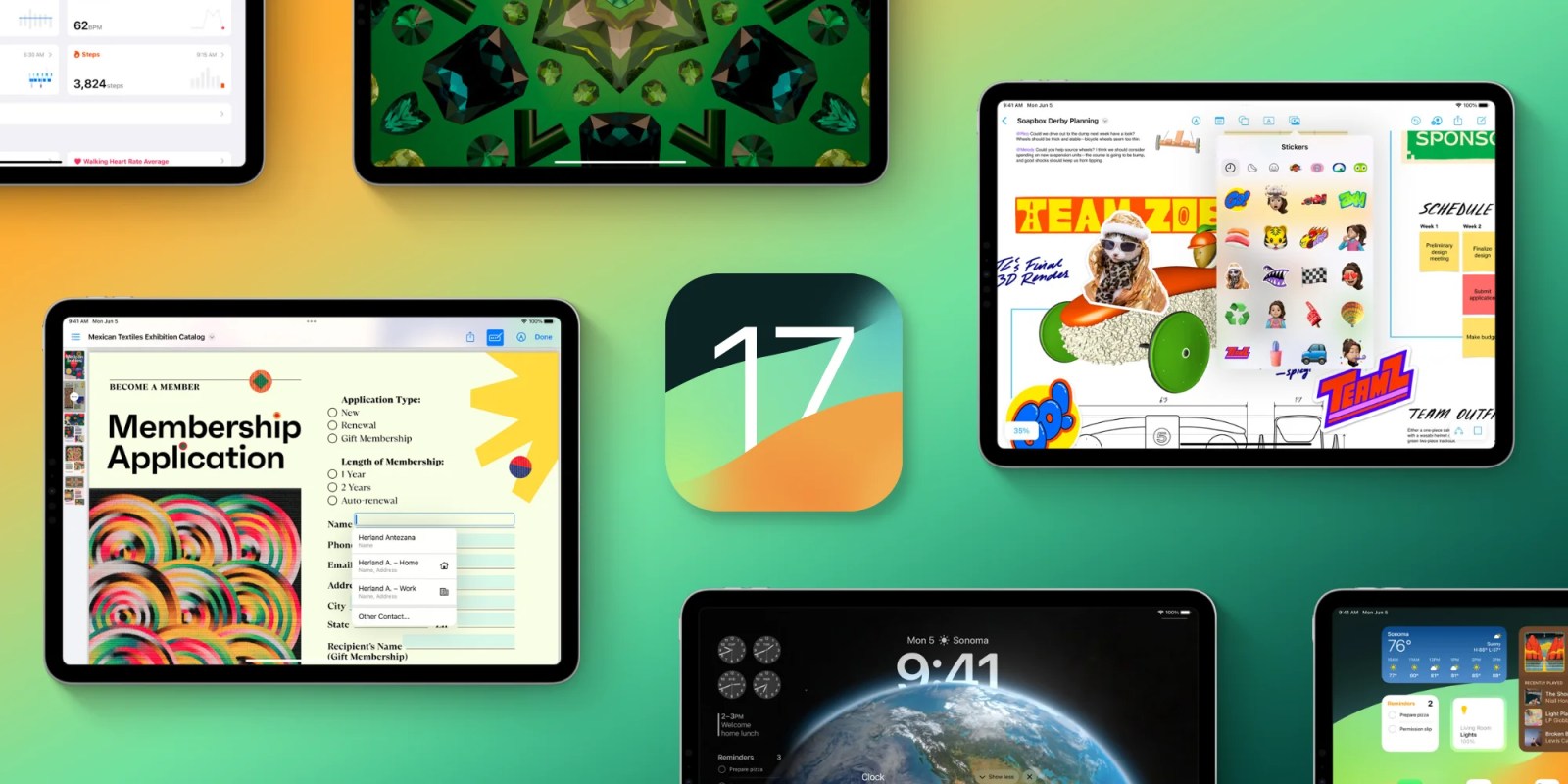 photo of Apple releases iPadOS 17 with new Lock Screen, flexible and interactive widgets, more image