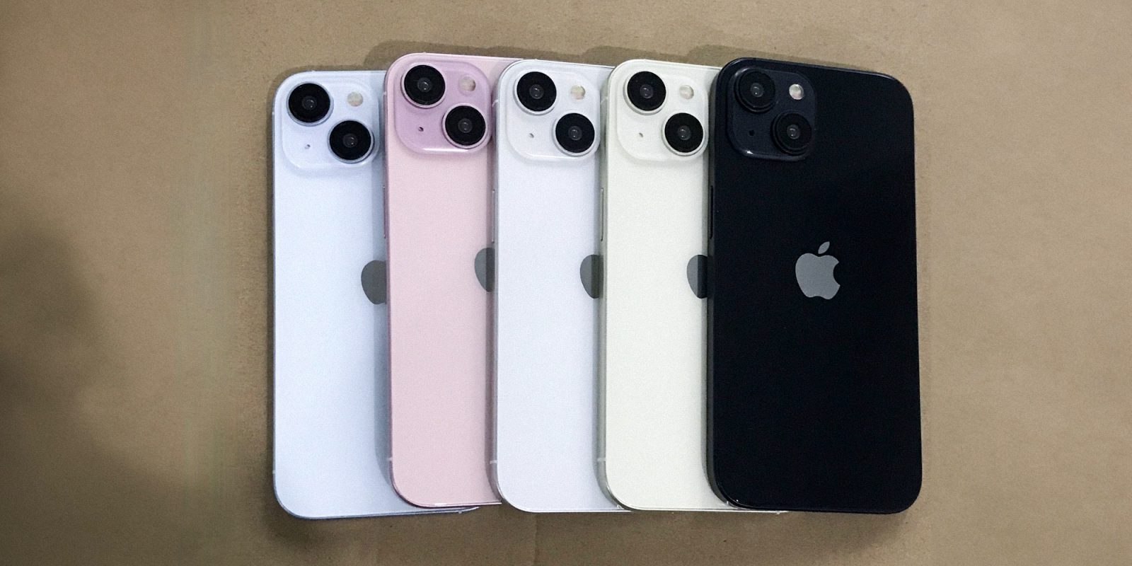 Here's another look at the rumored boring new colors for the iPhone 15