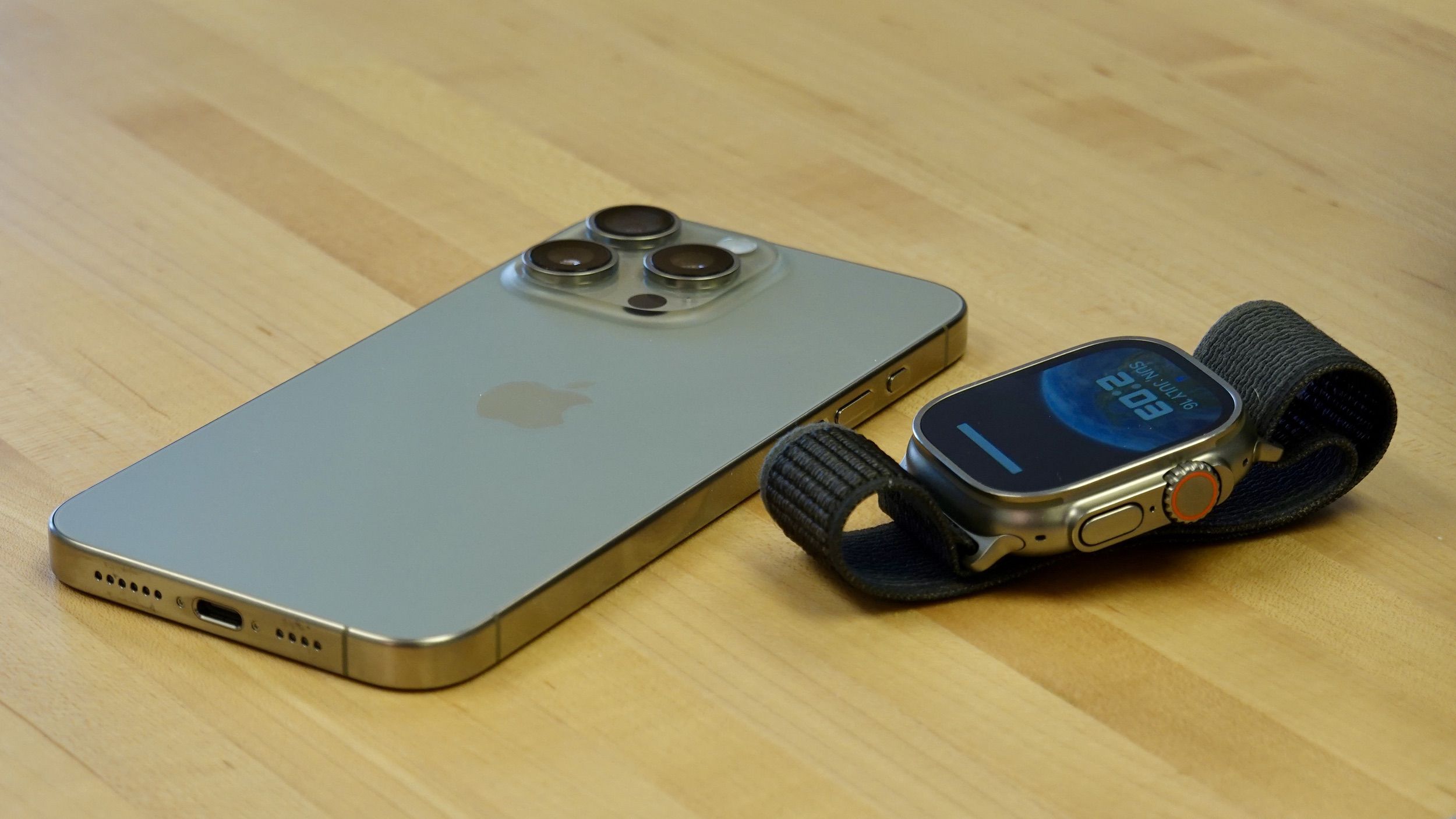 iPhone 15 Pro Max and Apple Watch Ultra