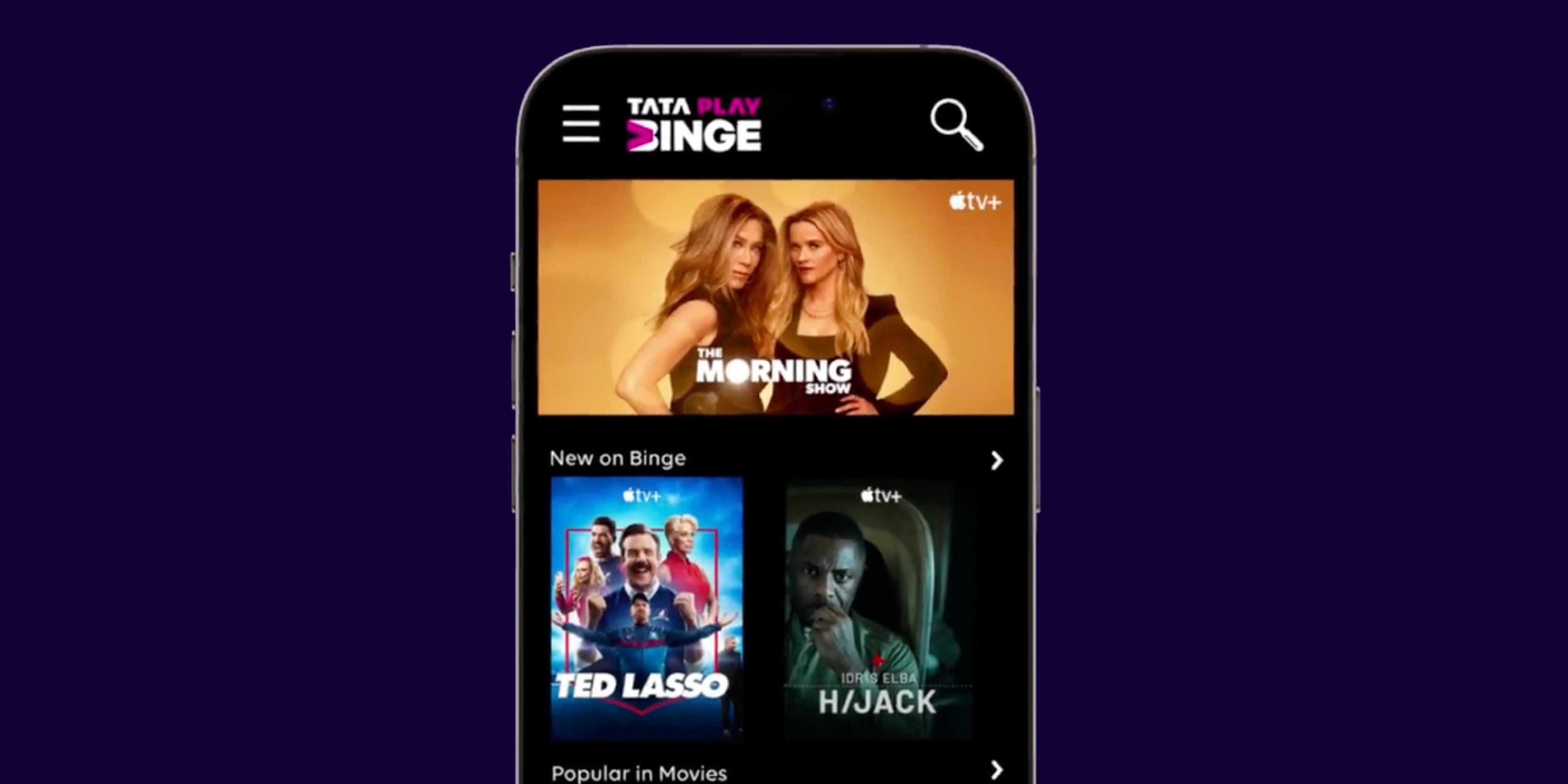 Apple TV+ теперь доступен в пакете Tata Play Binge, расширяя охват оригинальных материалов Apple в Индии