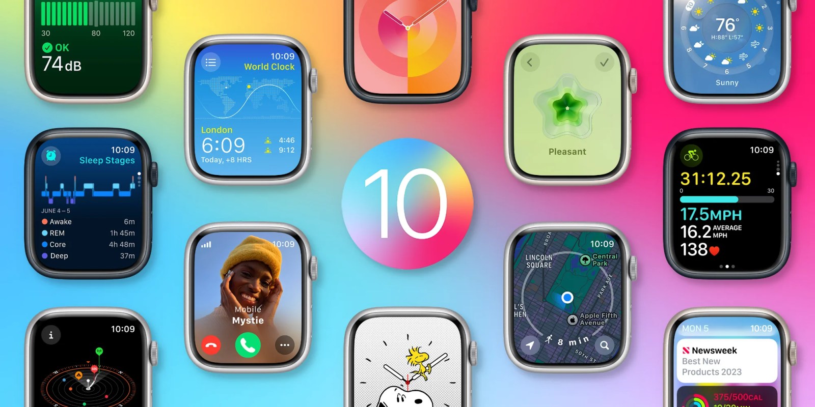 photo of watchOS 10 comes to Apple Watch with new watch faces, widgets, redesigned apps, more image