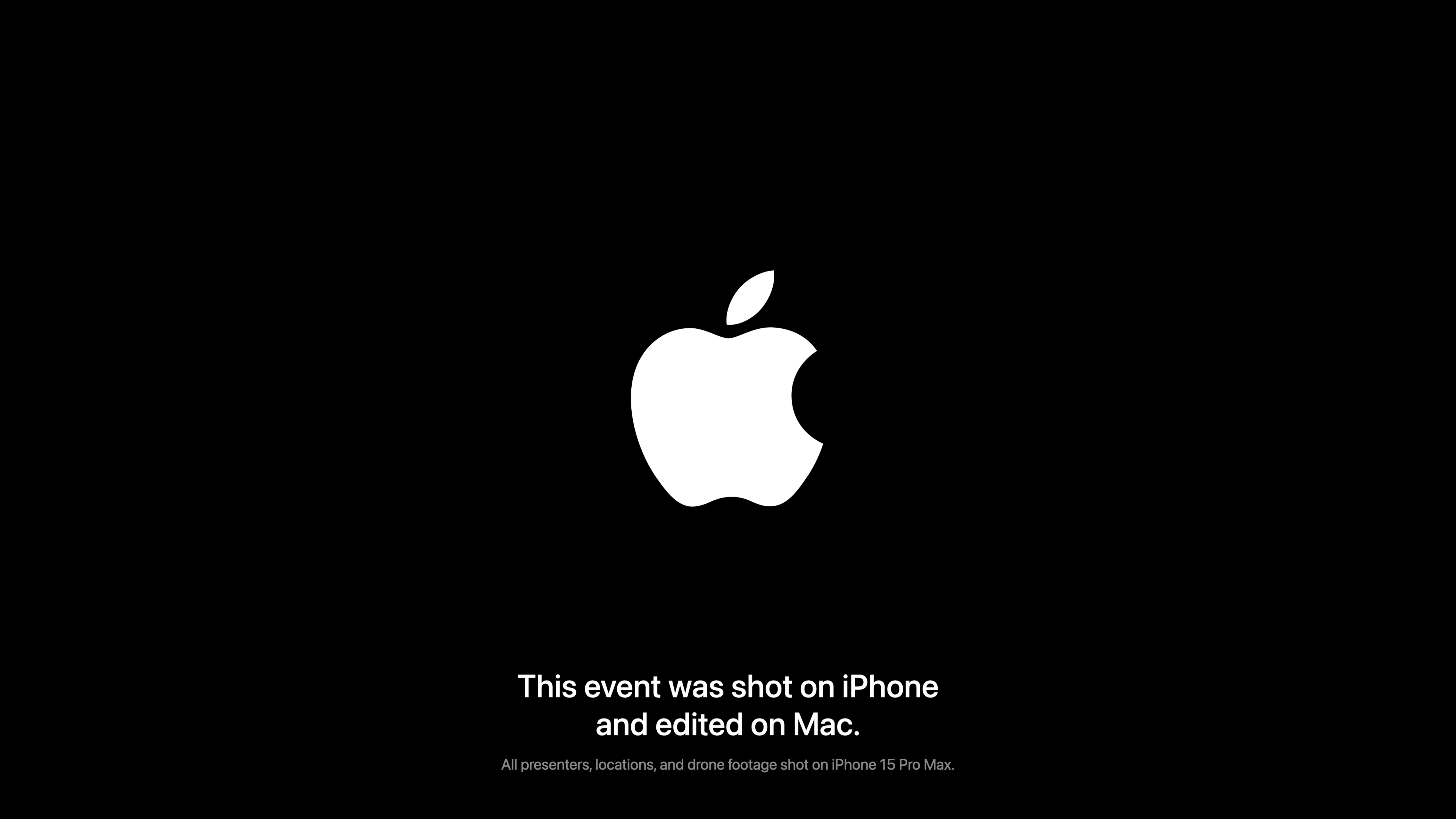 Apple's 'Scary Fast' Mac event was shot on iPhone 15 Pro Max