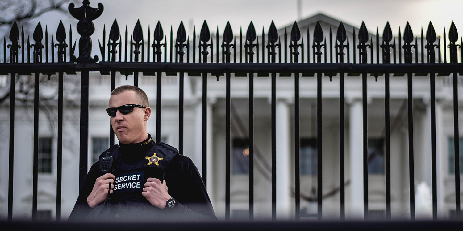 Homeland Security report on Secret Service, ICE, CBP | Secret Service agent at White House
