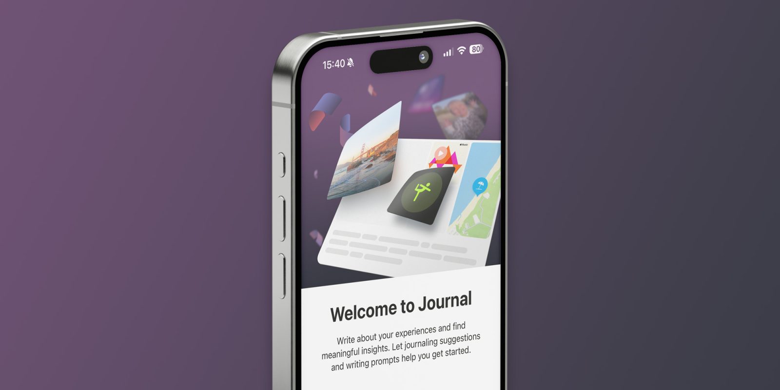 Application Apple Journal