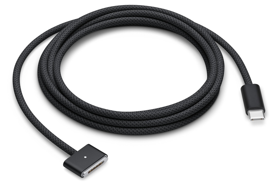 usb c to magsafe 3 cable space black