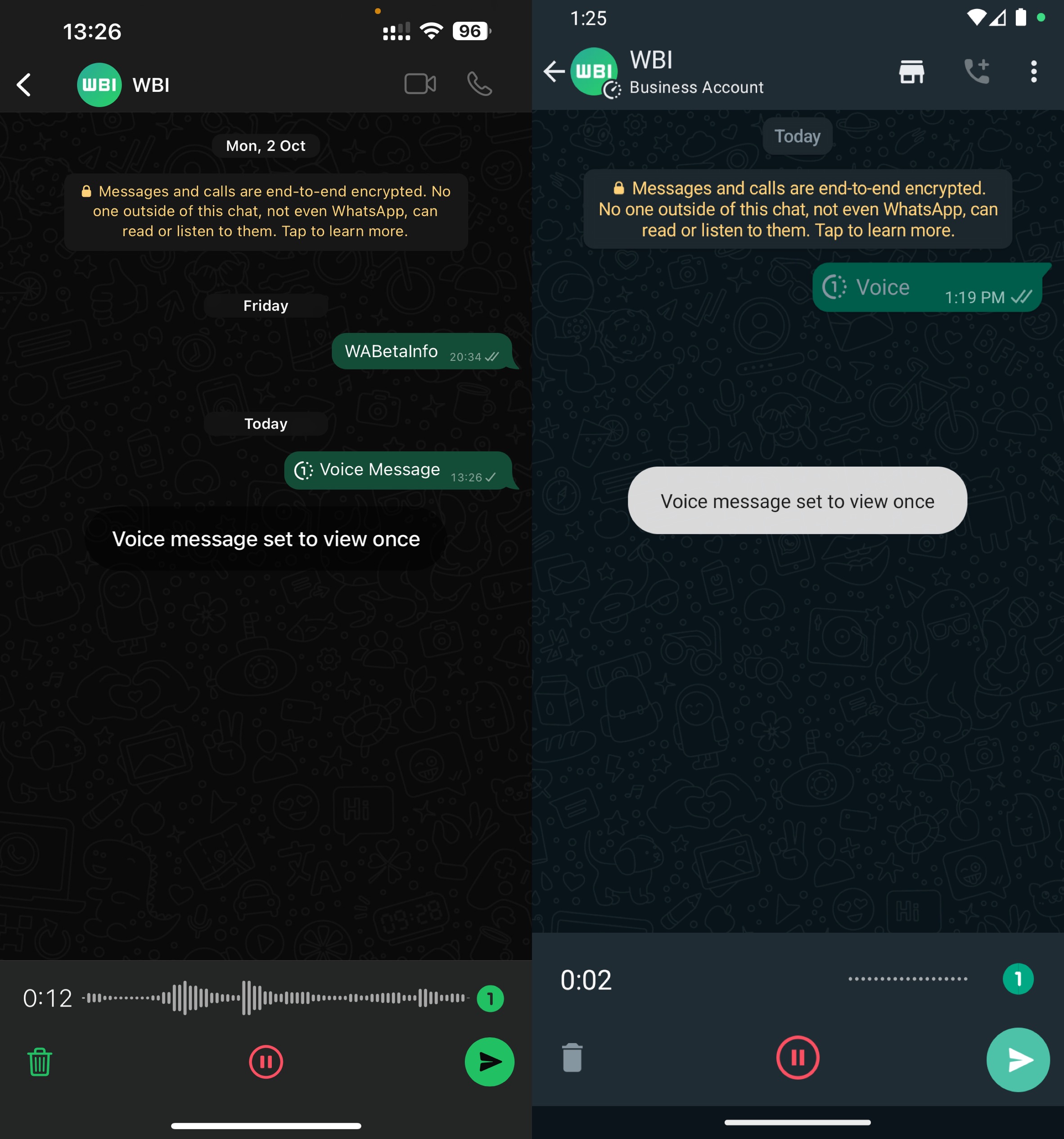 WhatsApp begins rolling out self-destructing audio messages to beta users