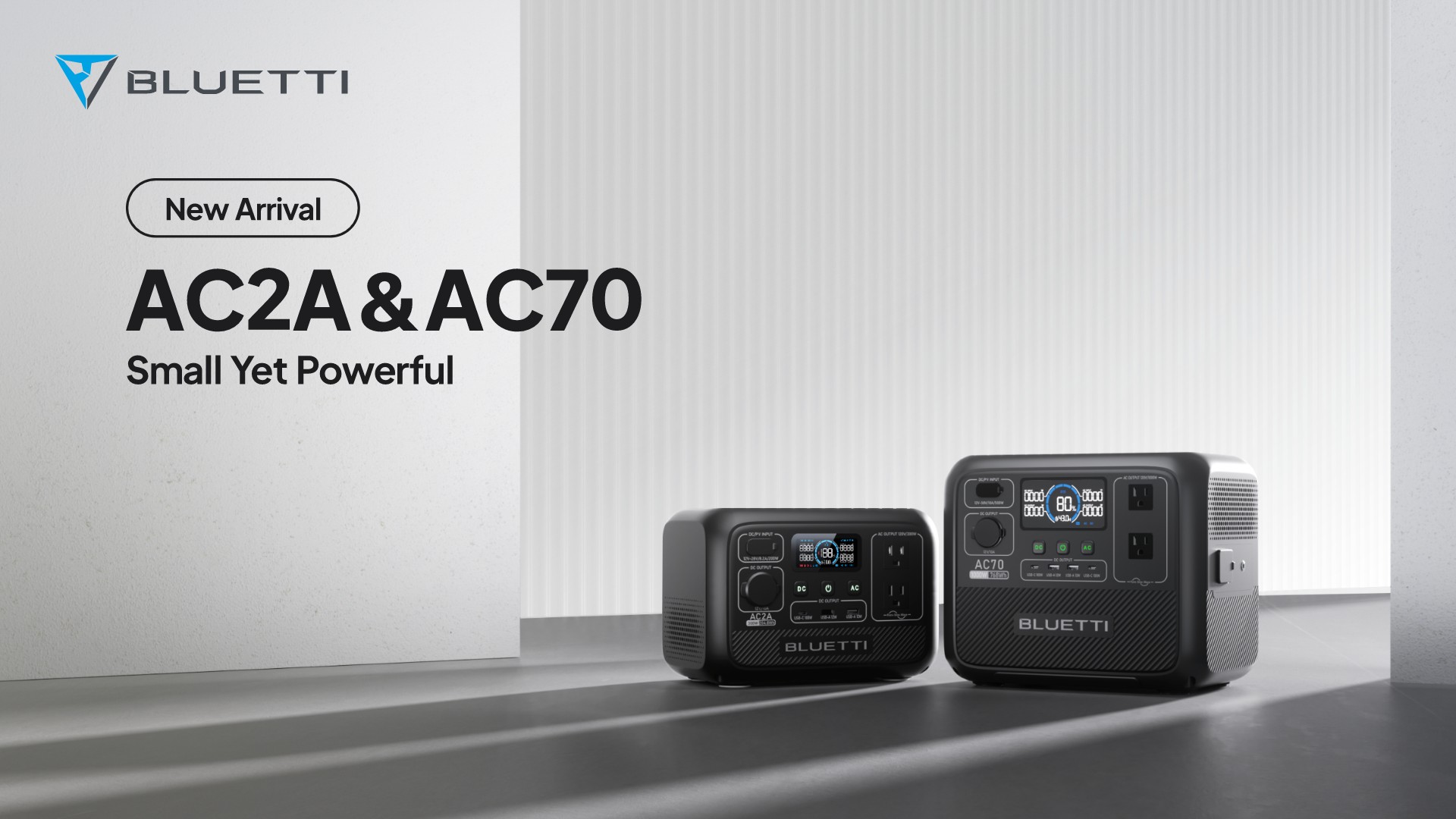 BLUETTI AC2A and AC70 small yet powerful