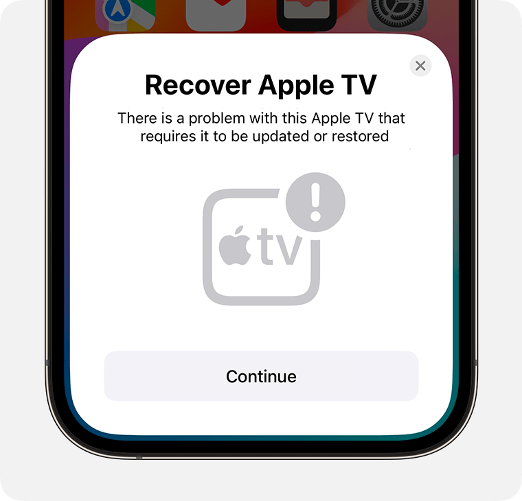 ios 17 iphone 14 pro home screen recover apple tv