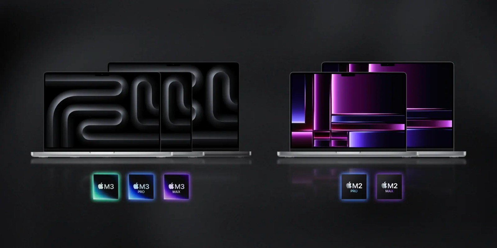 MacBook Pro M3 và MacBook Pro M2