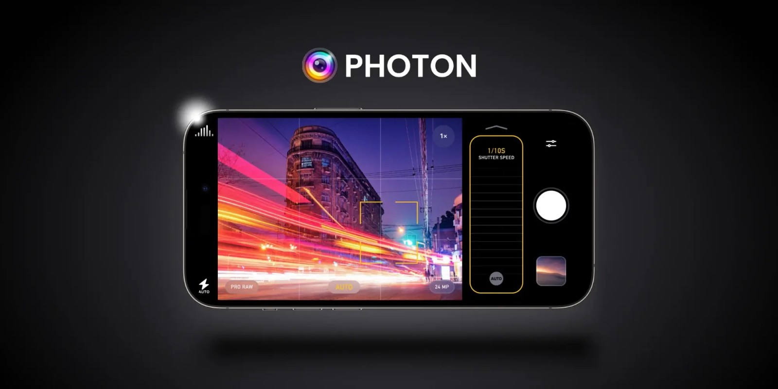 Photon Camera app iPhone external storage