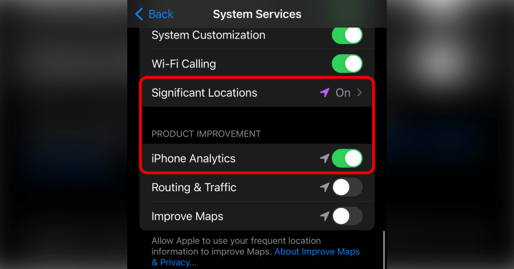 Redefinição das configurações de privacidade do Apple iPhone iOS 17