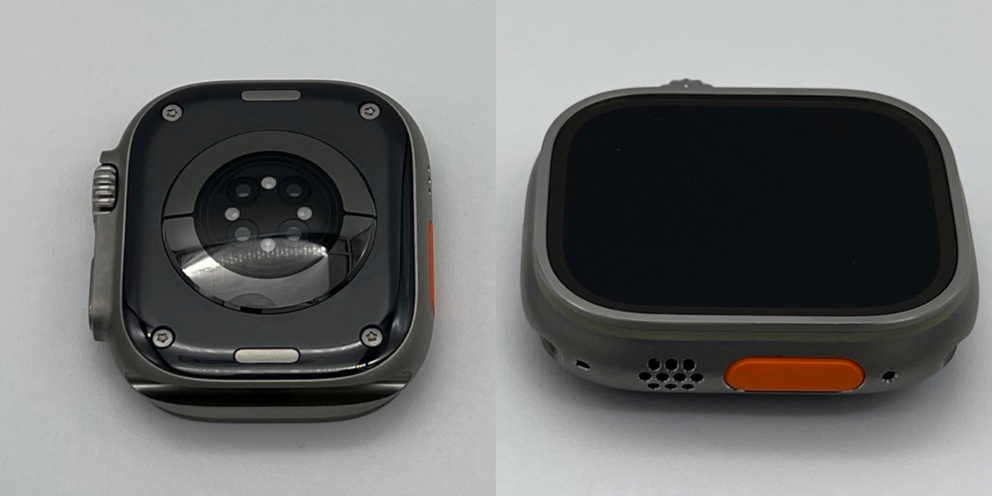 Images show Apple Watch Ultra prototype with black ceramic back