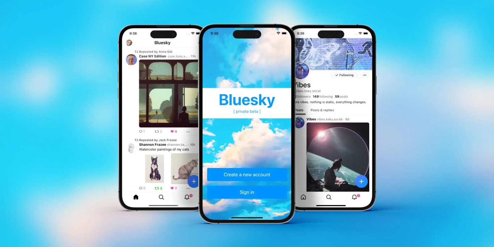 Bluesky hits 2M users | Promo image with screenshots