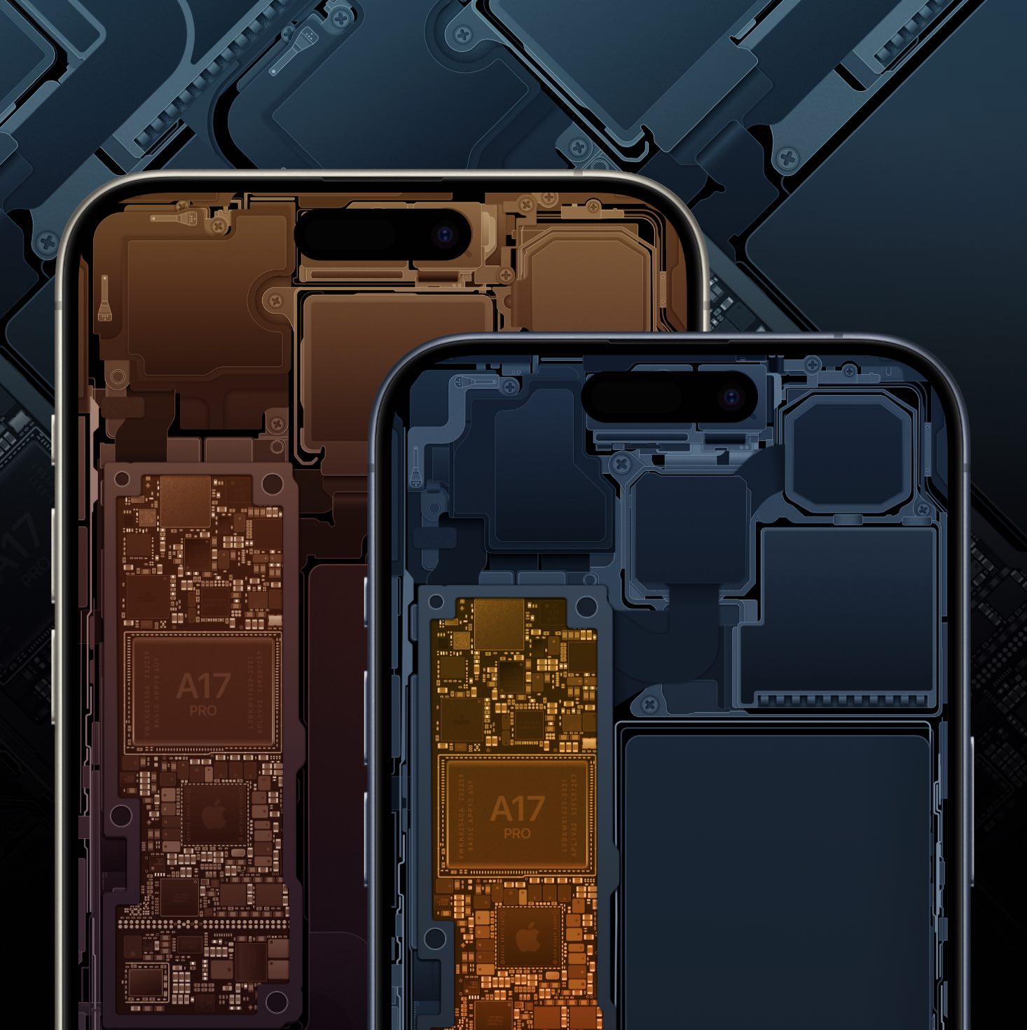 iPhone 15 Pro Internals Wallpapers by Basic Apple Guy - 9to5Mac