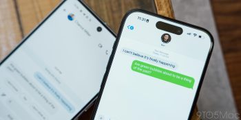 Apple RCS bubbles iMessage Android messages