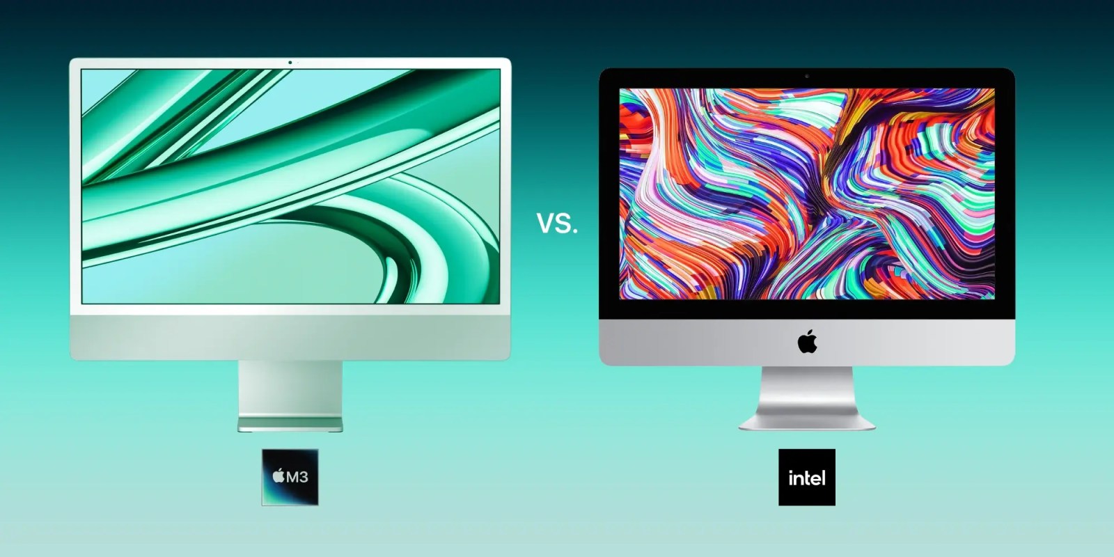 iMac M3 contre iMac Intel
