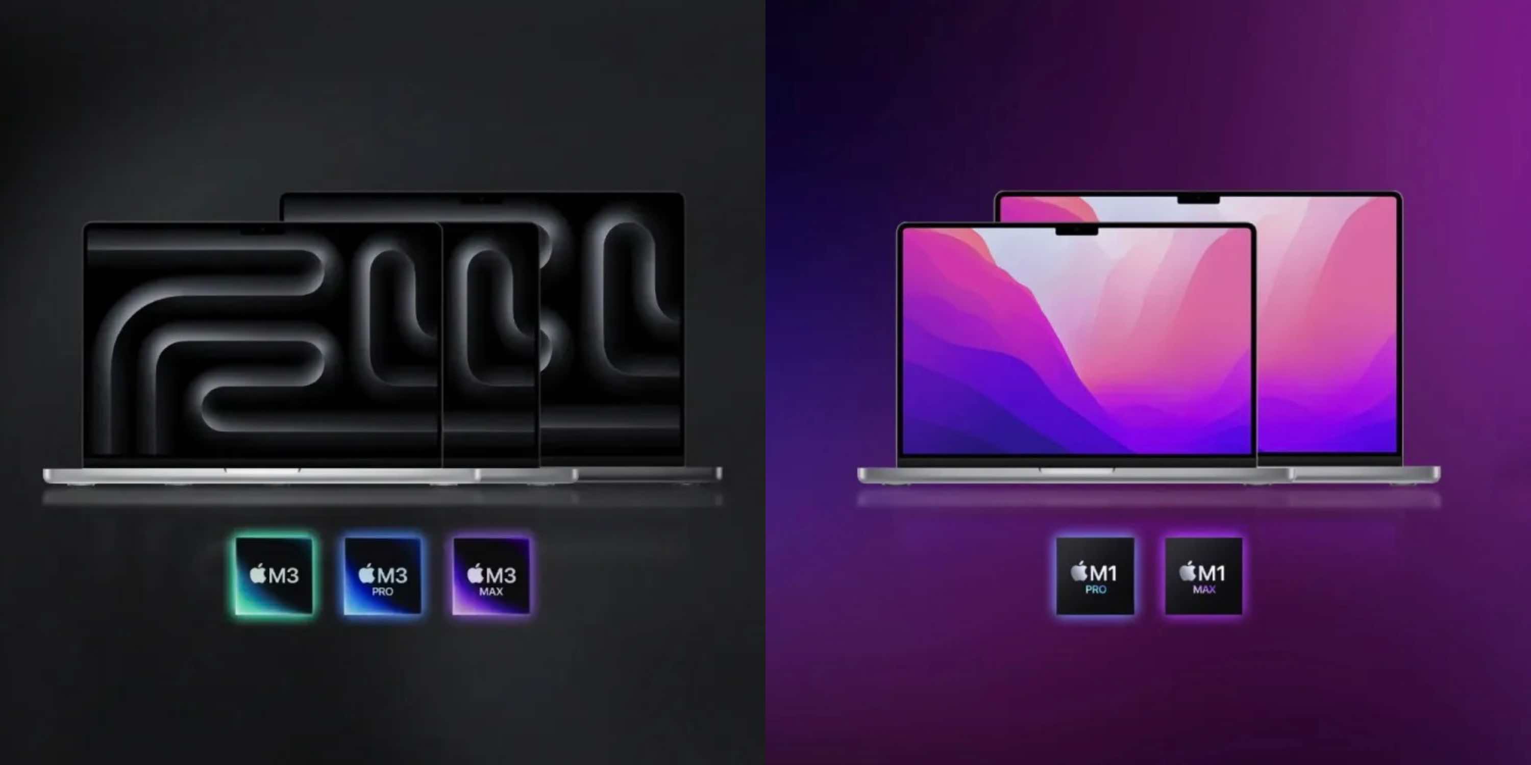 Mac processor comparison: M1, M2, M3 vs Intel