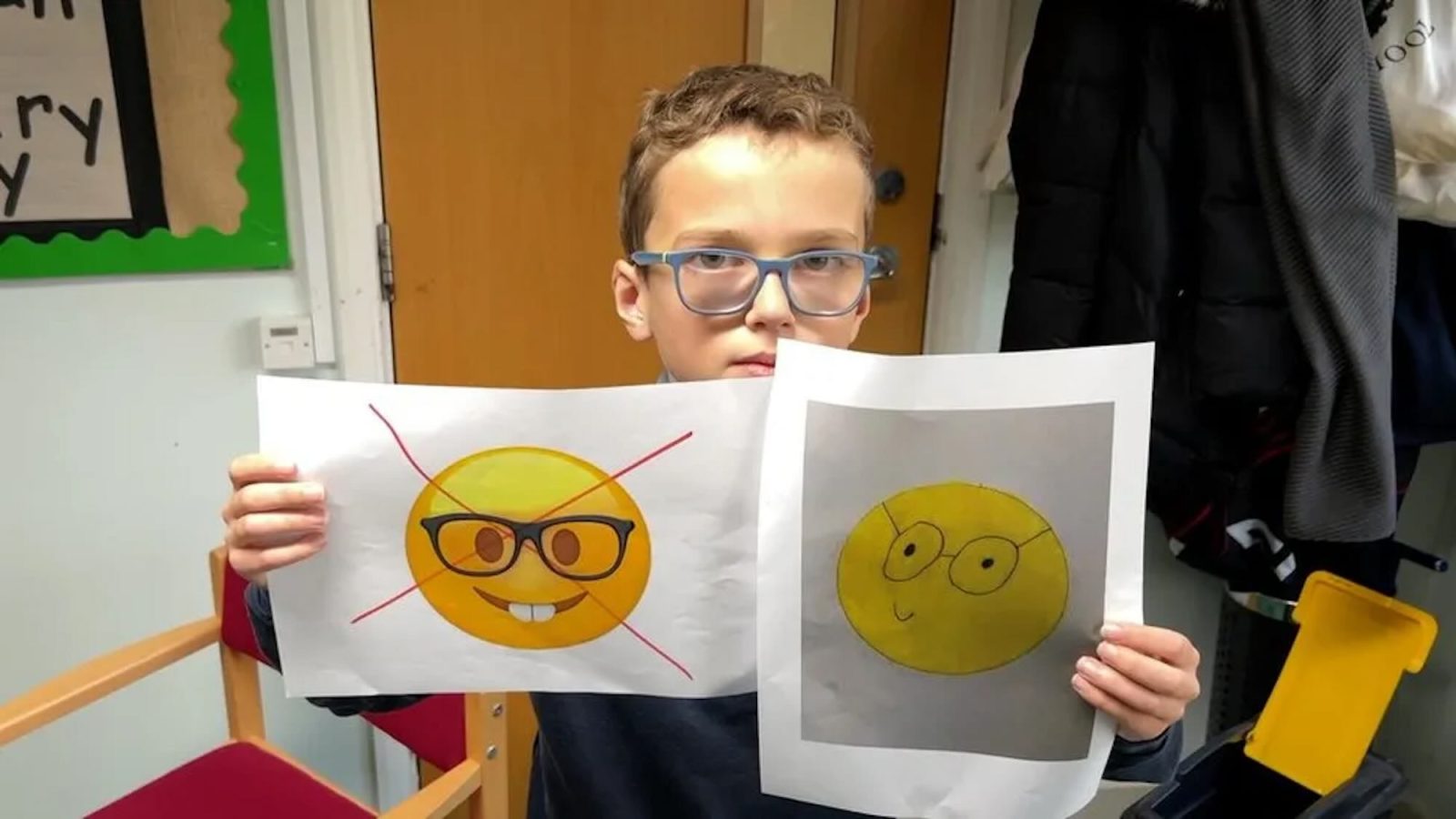Ο 10χρονος Teddy ζητά από την Apple να επανασχεδιάσει το emoji «nerd face»: «Με κάνει να νιώθω λυπημένος και αναστατωμένος»