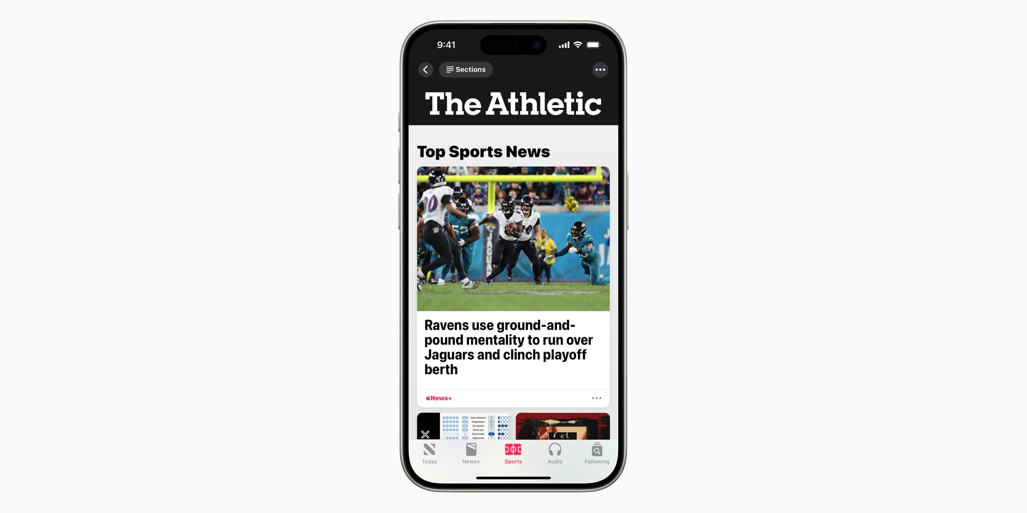 Apple News+ теперь включает спортивные репортажи от The Athletic, Wirecutter — в скором времени