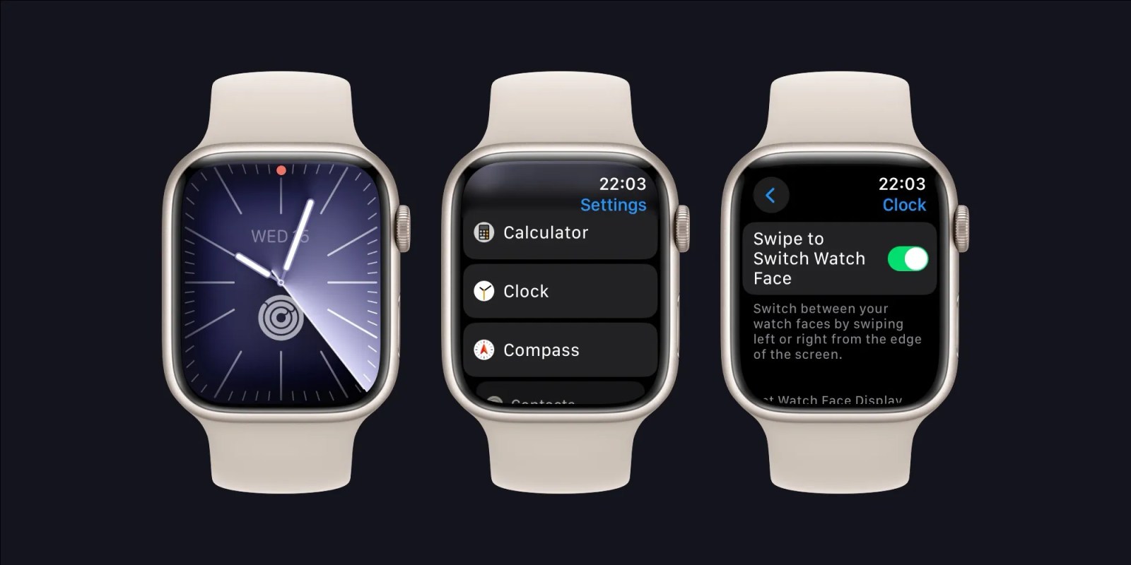 How to swipe between Apple Watch faces in watchOS 10 - 9to5Mac