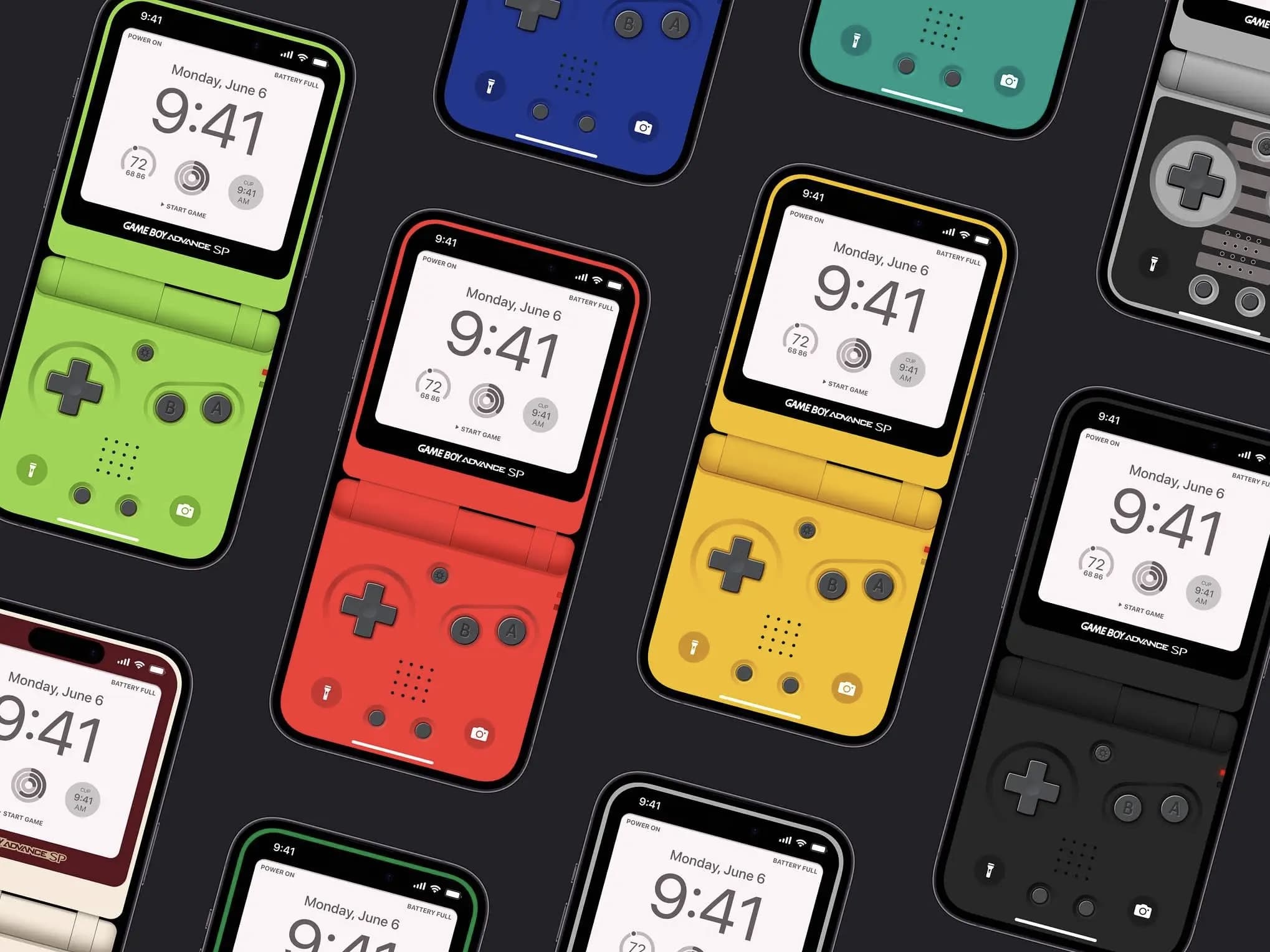 Turn Your iPhone Into a Game Boy With These Vibrant Wallpapers - Crast.net