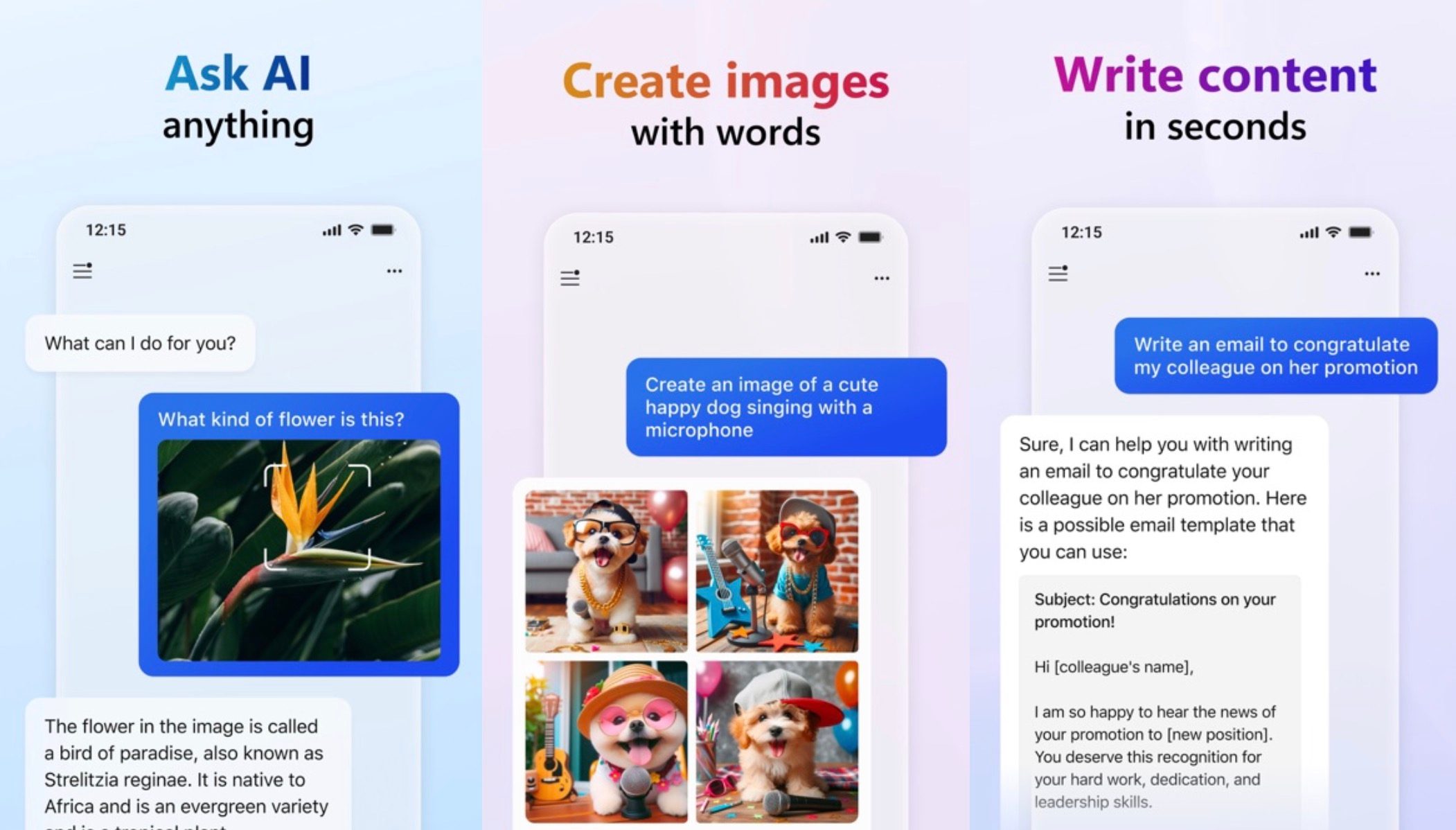 Приложение Microsoft Copilot на базе OpenAI теперь доступно для iPhone и iPad