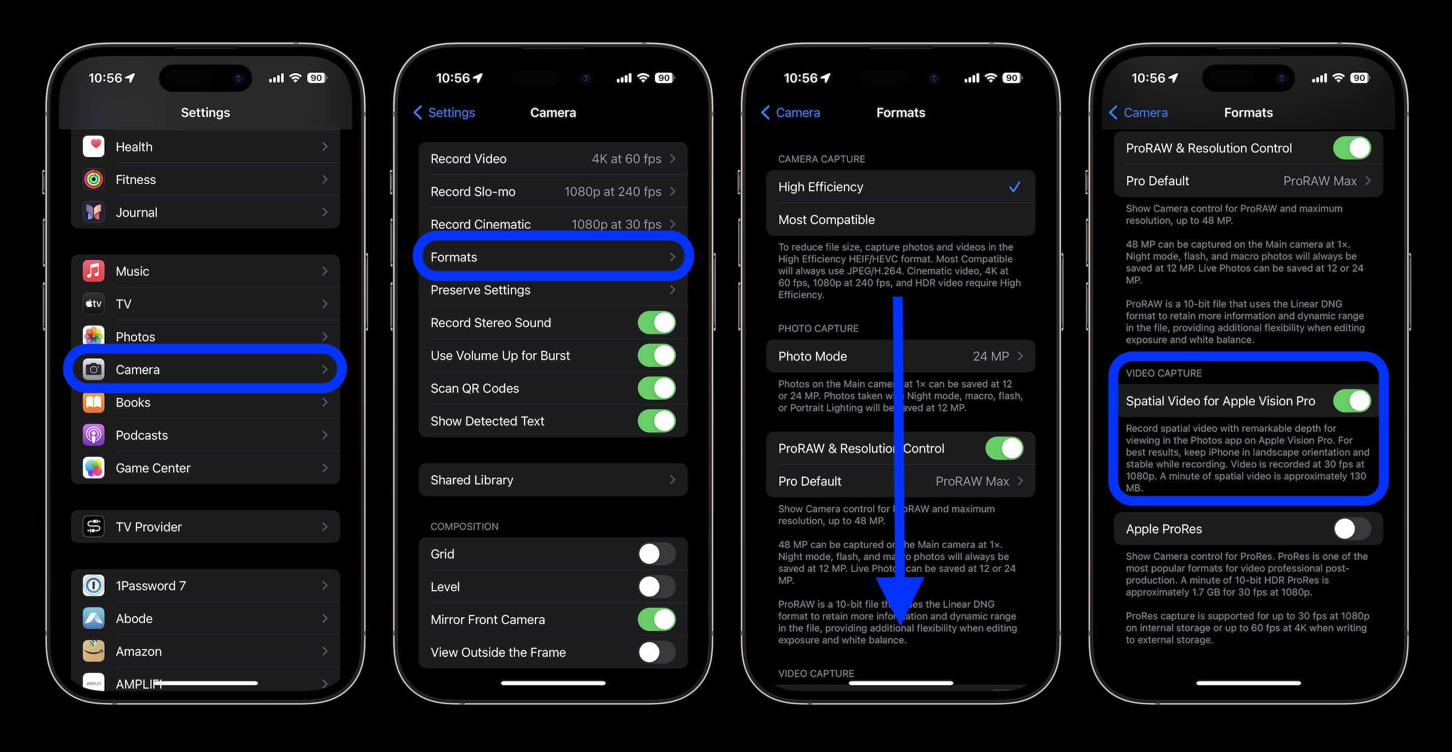 record Vision Pro spatial videos with iPhone 1