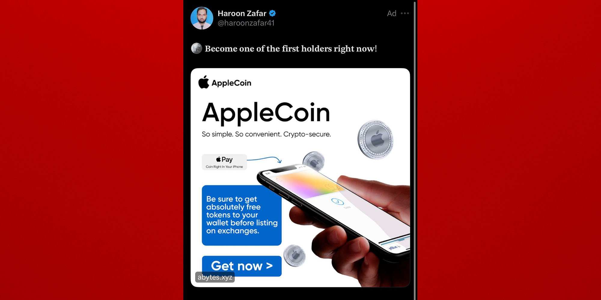 PSA Warn your non techy friends about fake AppleCoin ads 9to5Mac